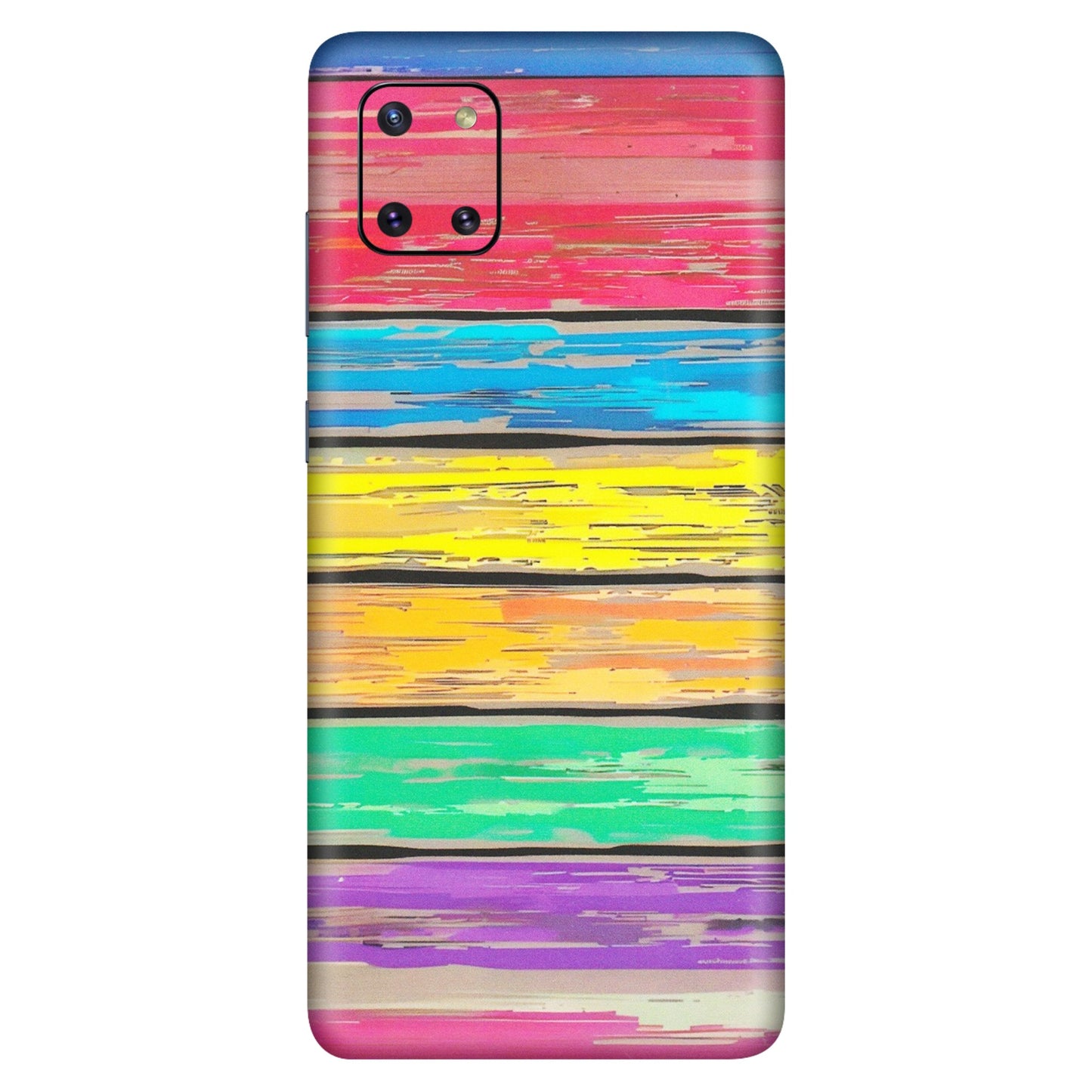 Samsung M/F/Note/Flip and C Phone Skins (All Models) - Multi Colour Wooden Wall - Matte Finish (M-96) Samsung Galaxy Note 10 Lite