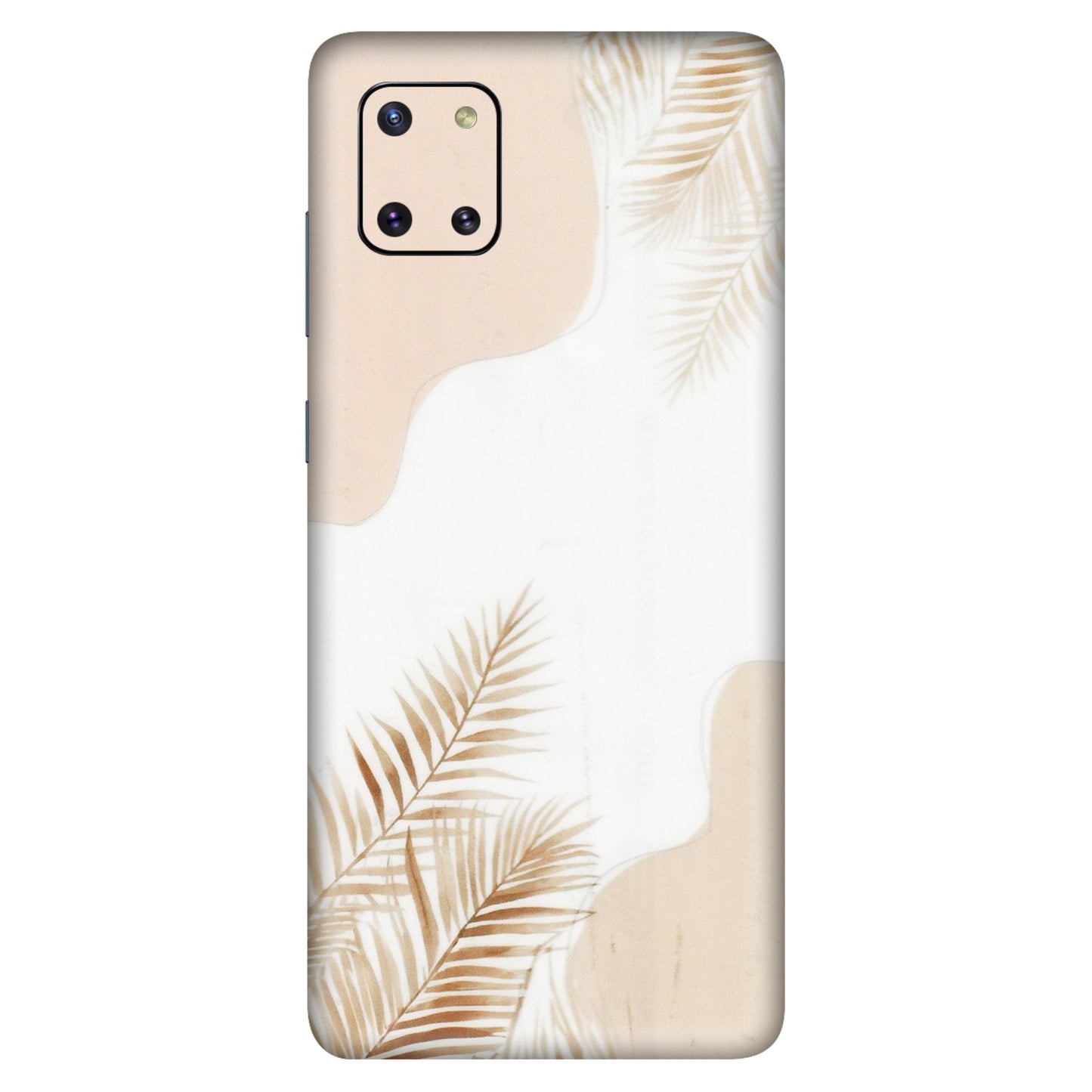 Samsung M/F/Note/Flip and C Phone Skins (All Models) - Gold Petals Abstract - Transparent Finish (T-08) Samsung Galaxy Note 10 Lite
