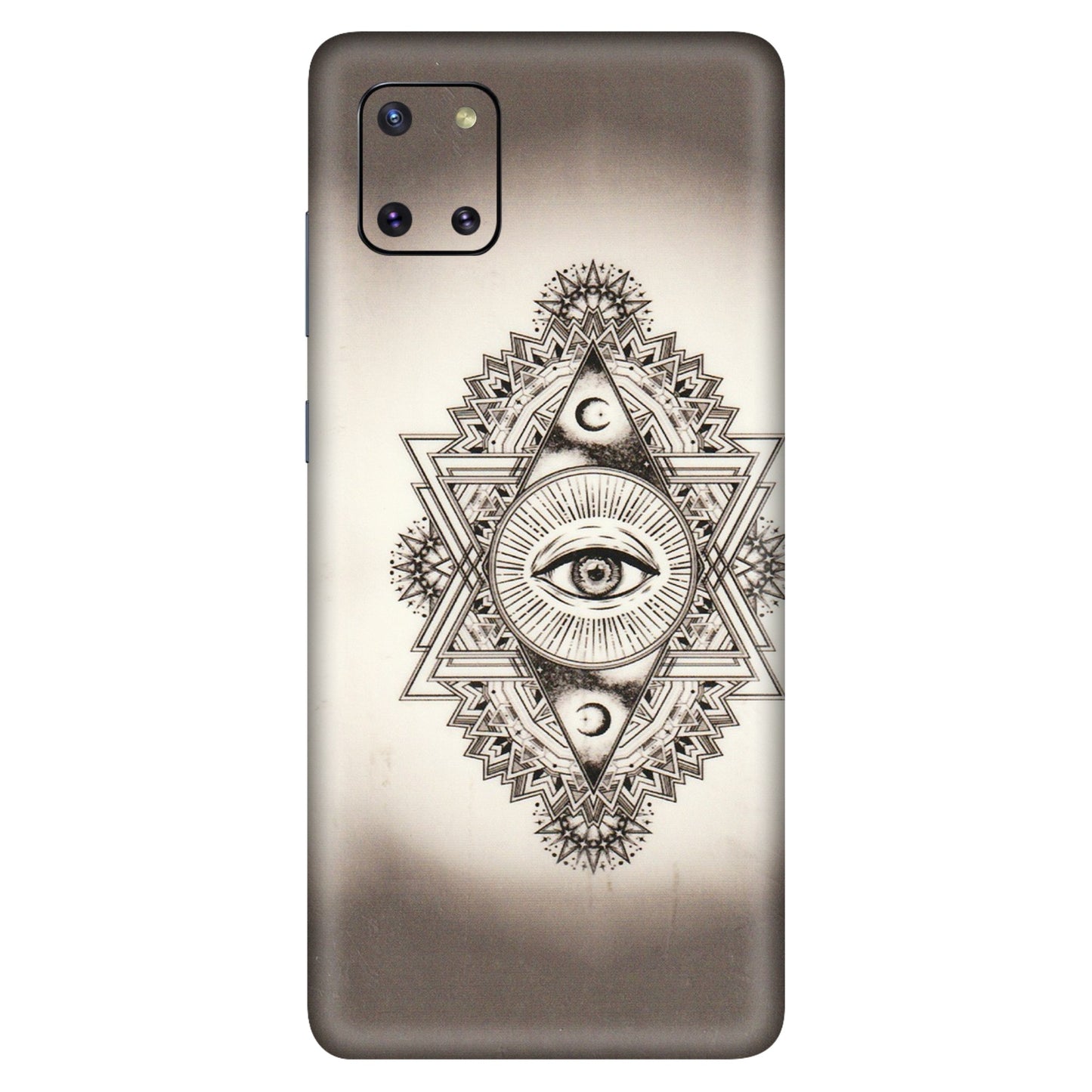 Samsung M/F/Note/Flip and C Phone Skins (All Models) - Illuminati Great Eye - Transparent Finish (T-14) Samsung Galaxy Note 10 Lite