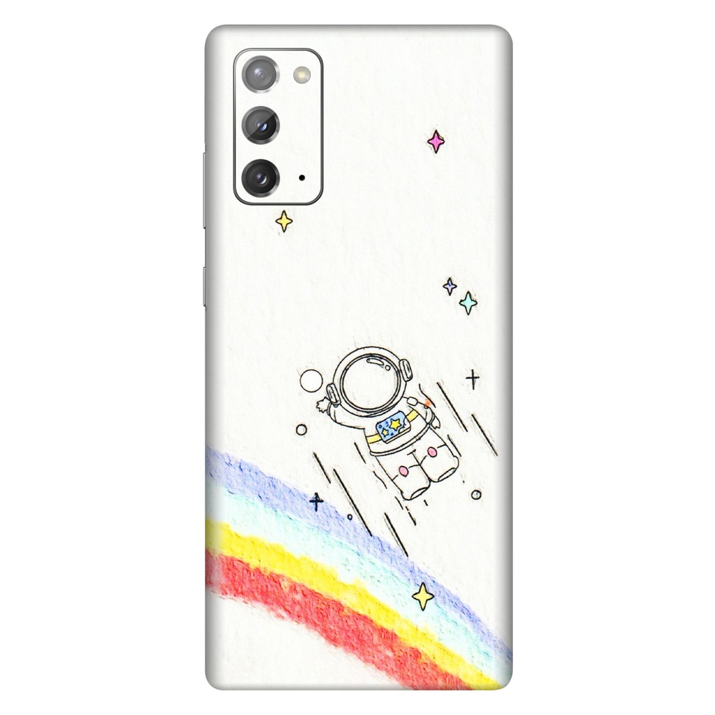 Samsung M/F/Note/Flip and C Phone Skins (All Models) - Milkyway Astronaut - 3D Embossed Finish (L-110) Samsung Galaxy Note 20