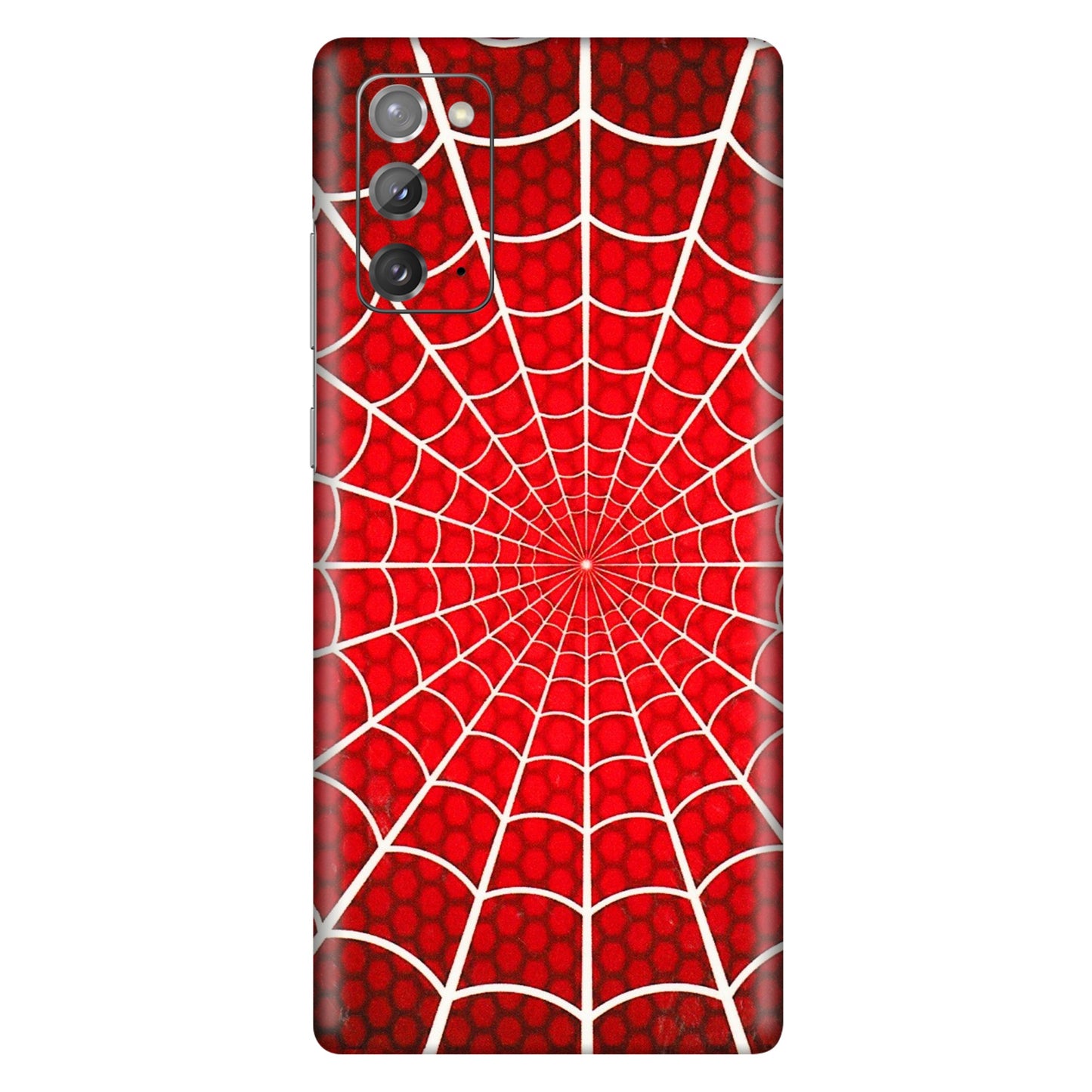 Samsung M/F/Note/Flip and C Phone Skins (All Models) - Classic Spidey Web - 3D Embossed Finish (L-115) Samsung Galaxy Note 20