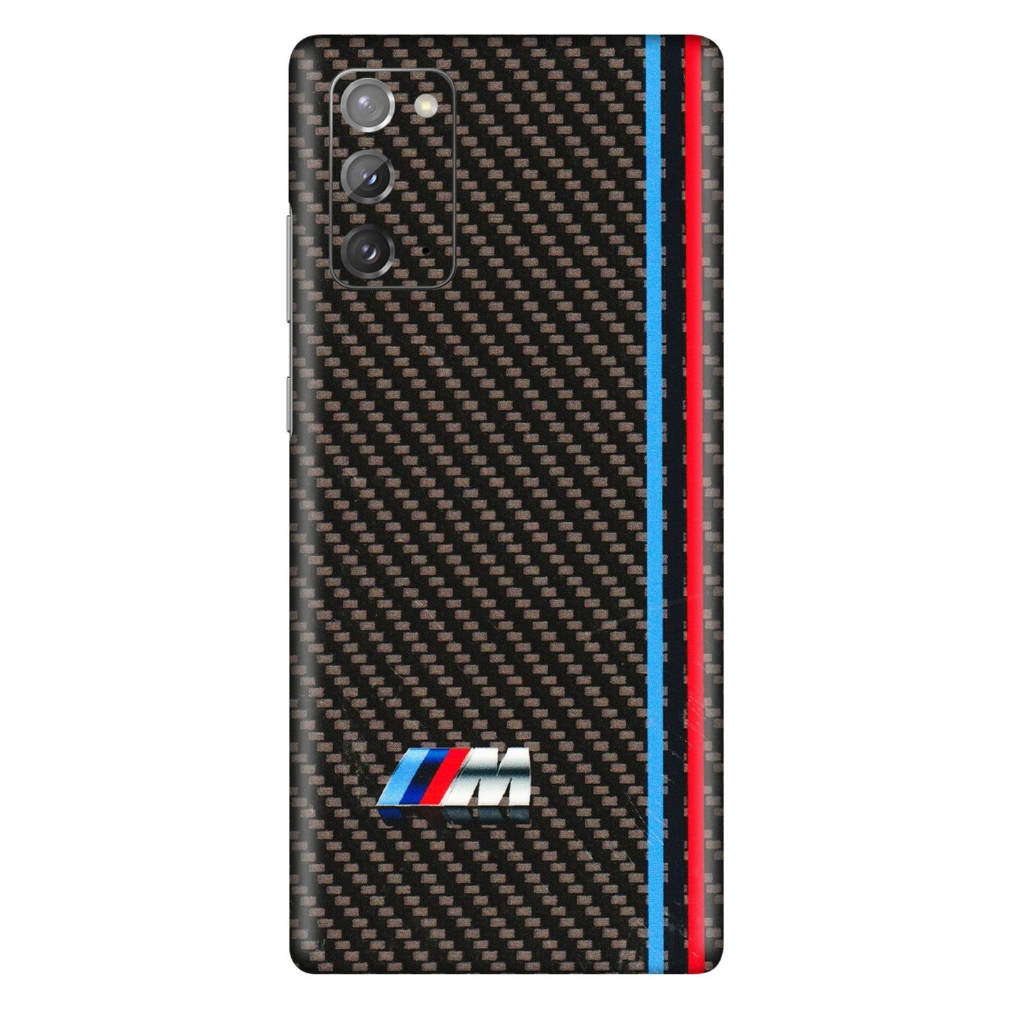 Samsung M/F/Note/Flip and C Phone Skins (All Models) - BM Carbon Fiber Feels - 3D Embossed Finish (L-38) Samsung Galaxy Note 20
