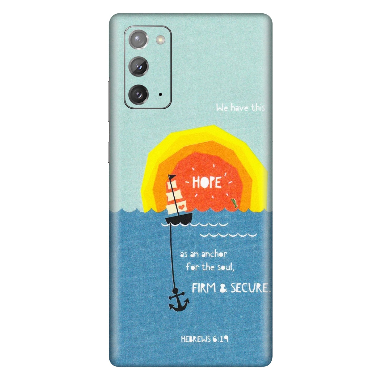 Samsung M/F/Note/Flip and C Phone Skins (All Models) - A Beautiful Sunset of Hope - Matte Finish (M-75) Samsung Galaxy Note 20