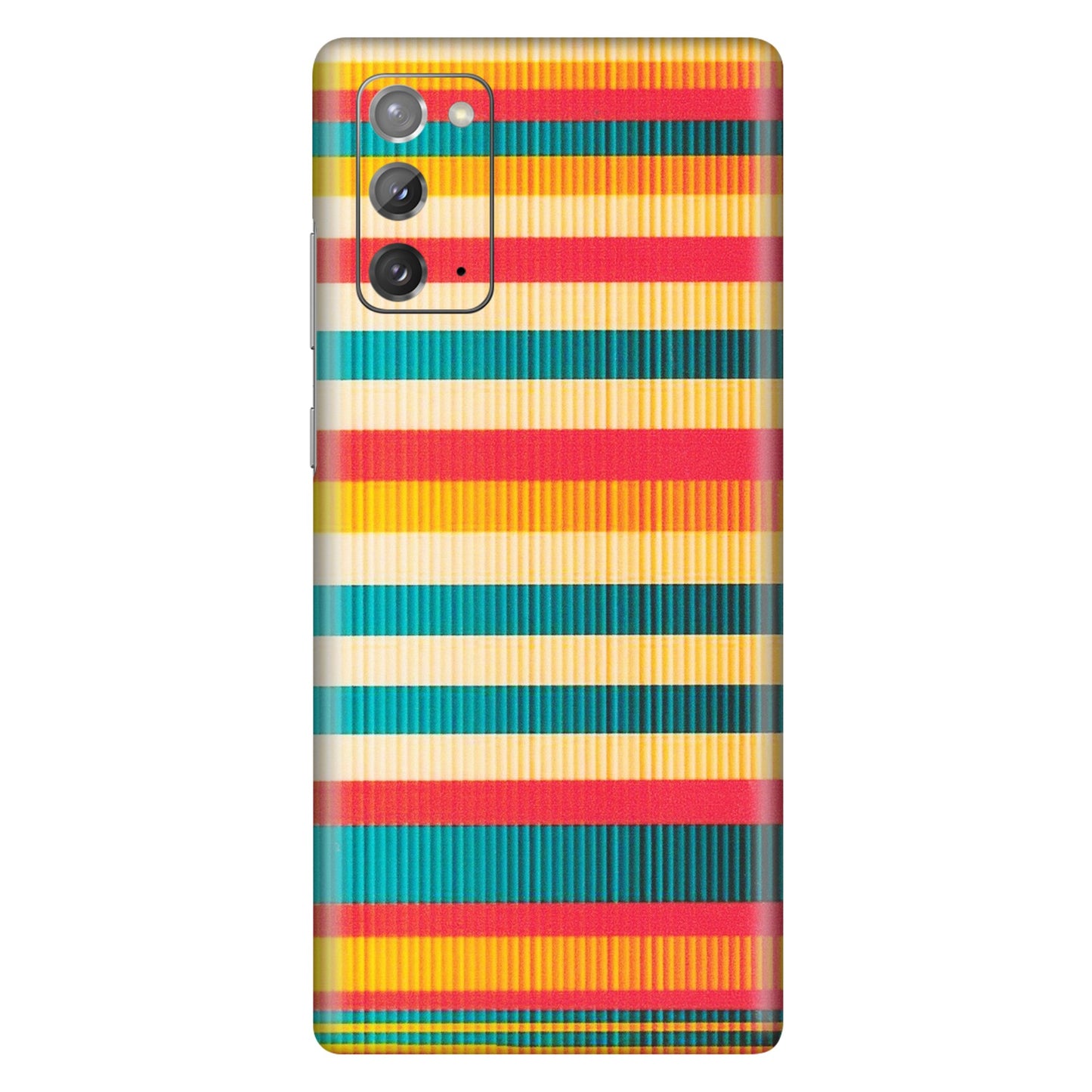 Samsung M/F/Note/Flip and C Phone Skins (All Models) - Colourful Stripes Soothing Effect - Matte Finish (M-86) Samsung Galaxy Note 20