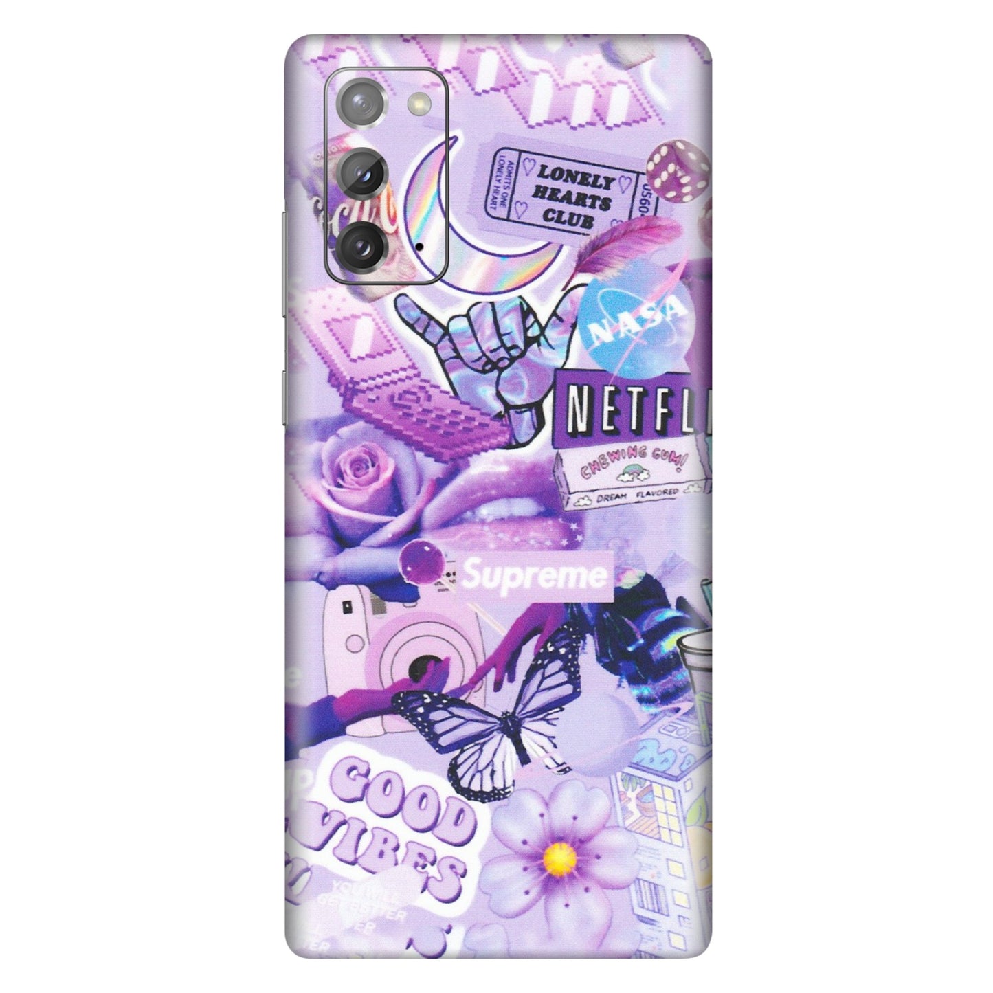Samsung M/F/Note/Flip and C Phone Skins (All Models) - Supreme Purple Magic - Matte Finish (M-88) Samsung Galaxy Note 20
