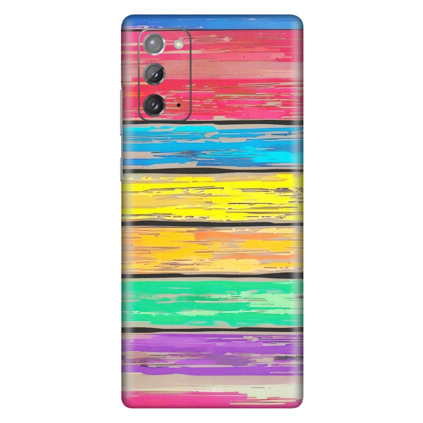 Samsung M/F/Note/Flip and C Phone Skins (All Models) - Multi Colour Wooden Wall - Matte Finish (M-96) Samsung Galaxy Note 20