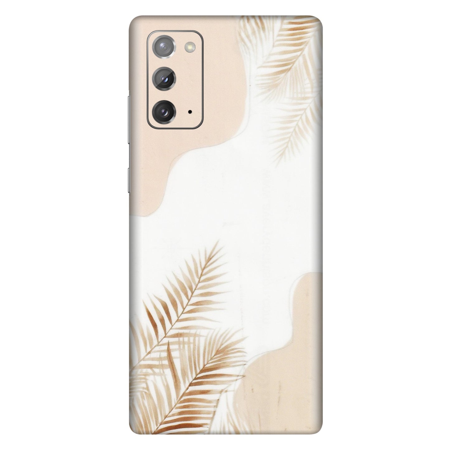 Samsung M/F/Note/Flip and C Phone Skins (All Models) - Gold Petals Abstract - Transparent Finish (T-08) Samsung Galaxy Note 20