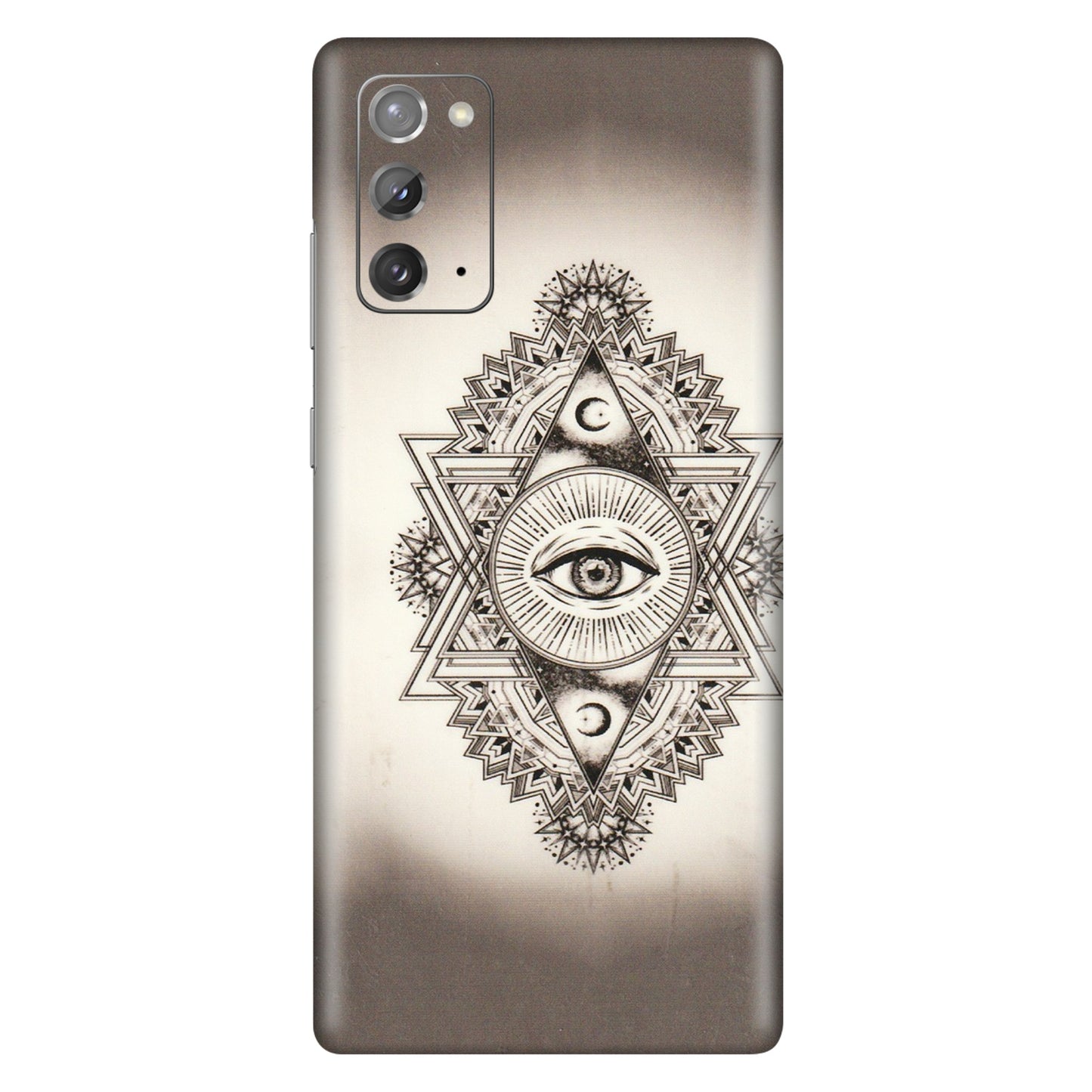 Samsung M/F/Note/Flip and C Phone Skins (All Models) - Illuminati Great Eye - Transparent Finish (T-14) Samsung Galaxy Note 20