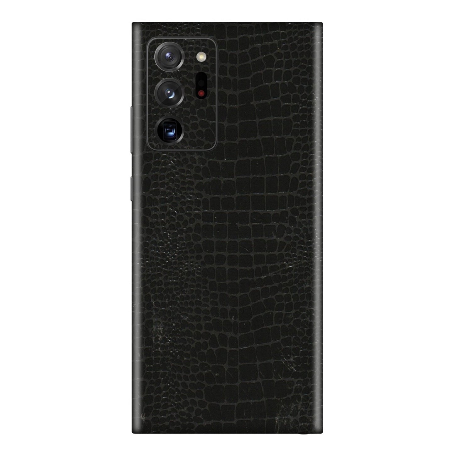Samsung M/F/Note/Flip and C Phone Skins (All Models) - Snake Leather Black - 3D Embossed Finish (L-107) Samsung Galaxy Note 20 Ultra