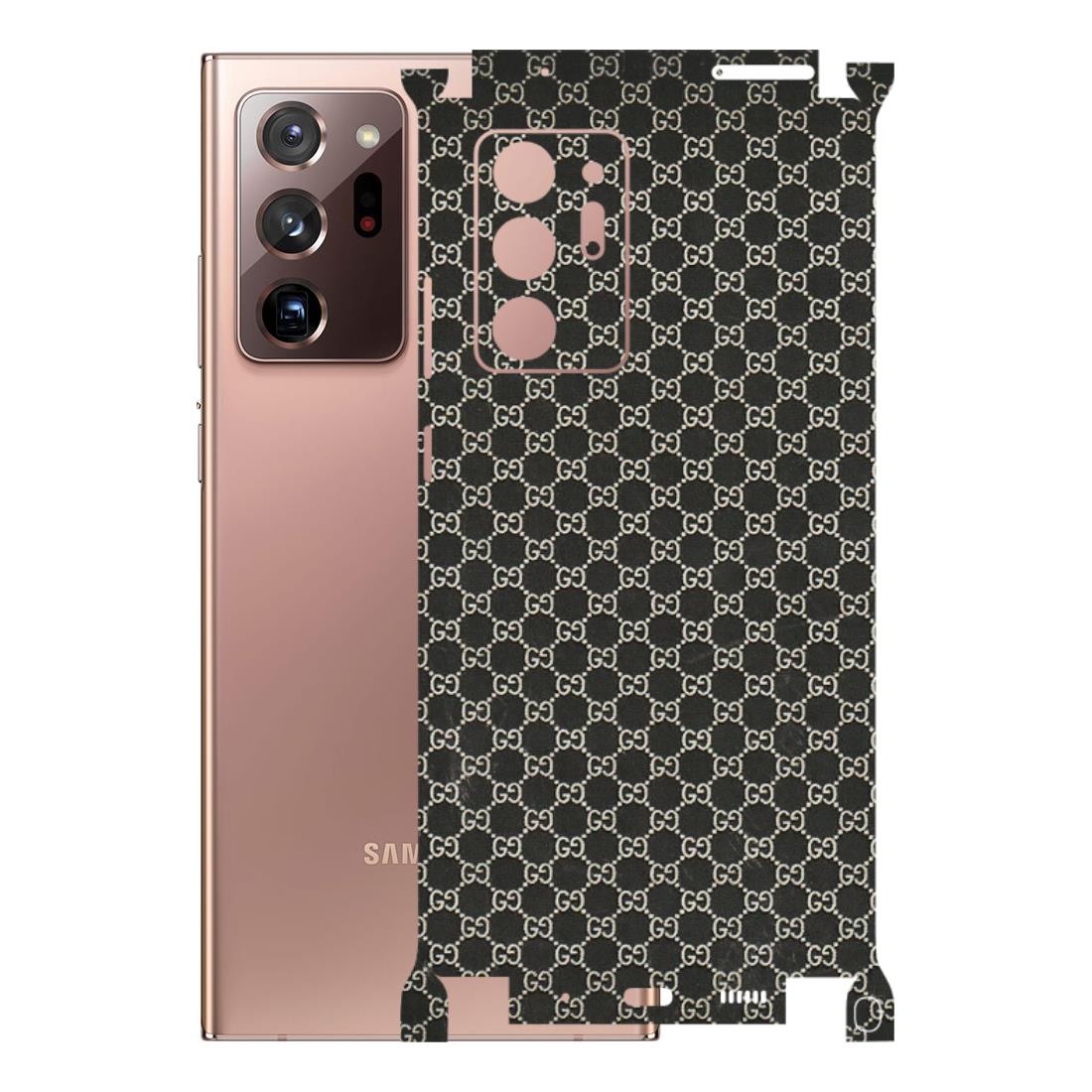 Samsung M/F/Note/Flip and C Phone Skins (All Models) - Black G Print - 3D Embossed Finish (L-109) Samsung Galaxy Note 20 Ultra