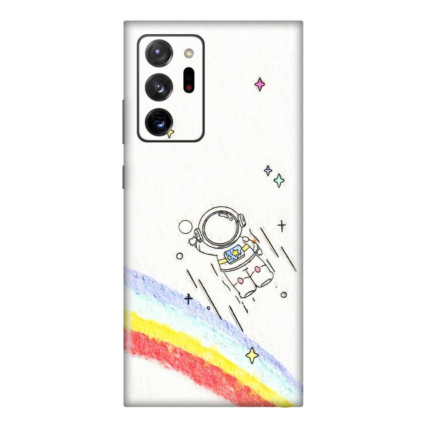 Samsung M/F/Note/Flip and C Phone Skins (All Models) - Milkyway Astronaut - 3D Embossed Finish (L-110) Samsung Galaxy Note 20 Ultra