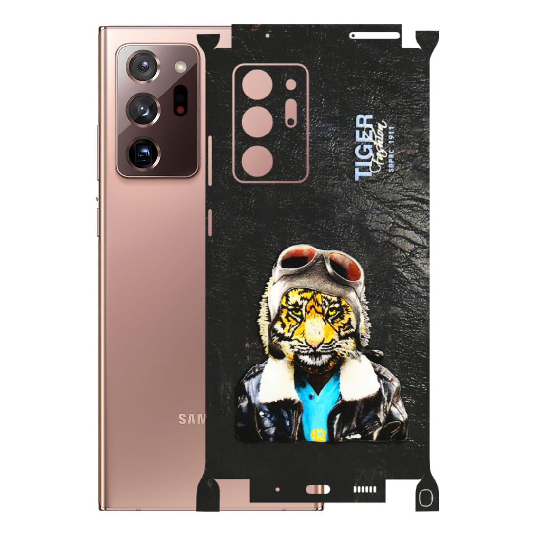 Samsung M/F/Note/Flip and C Phone Skins (All Models) - Rider Tiger - 3D Embossed Finish (L-113) Samsung Galaxy Note 20 Ultra