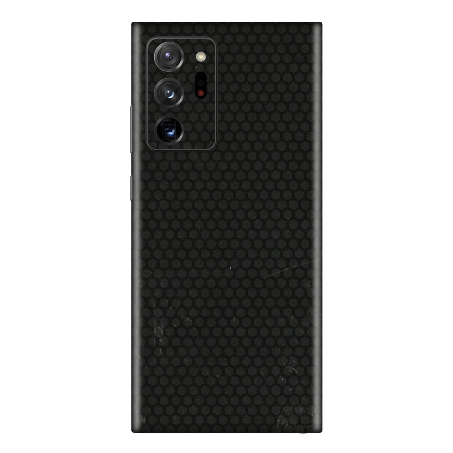 Samsung M/F/Note/Flip and C Phone Skins (All Models) - Black honeycomb - 3D Embossed Finish (L-114) Samsung Galaxy Note 20 Ultra
