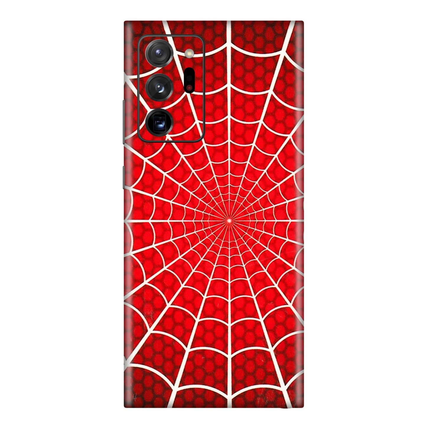 Samsung M/F/Note/Flip and C Phone Skins (All Models) - Classic Spidey Web - 3D Embossed Finish (L-115) Samsung Galaxy Note 20 Ultra