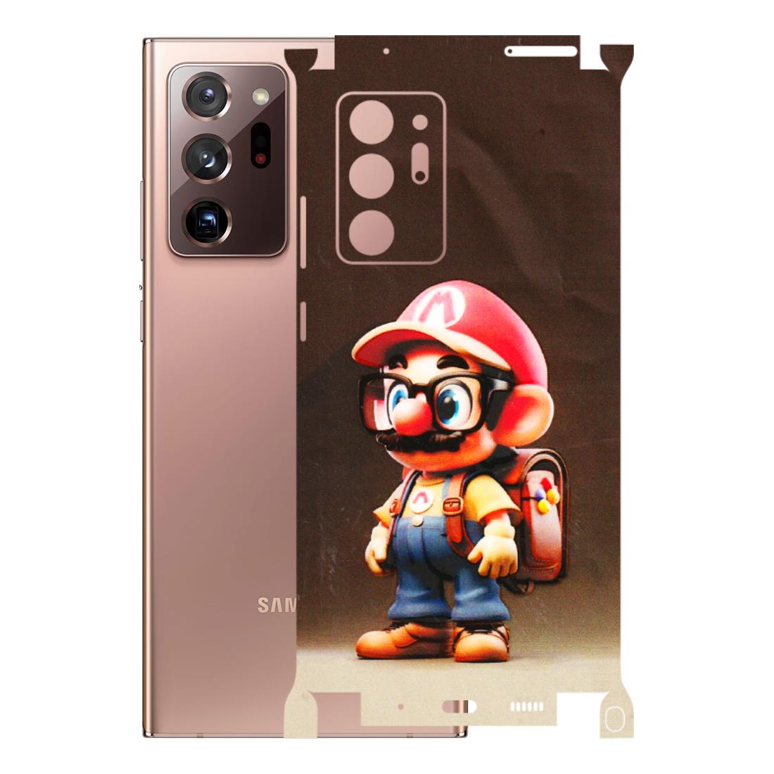 Samsung M/F/Note/Flip and C Phone Skins (All Models) - Little Mario - 3D Embossed Finish (L-119) Samsung Galaxy Note 20 Ultra