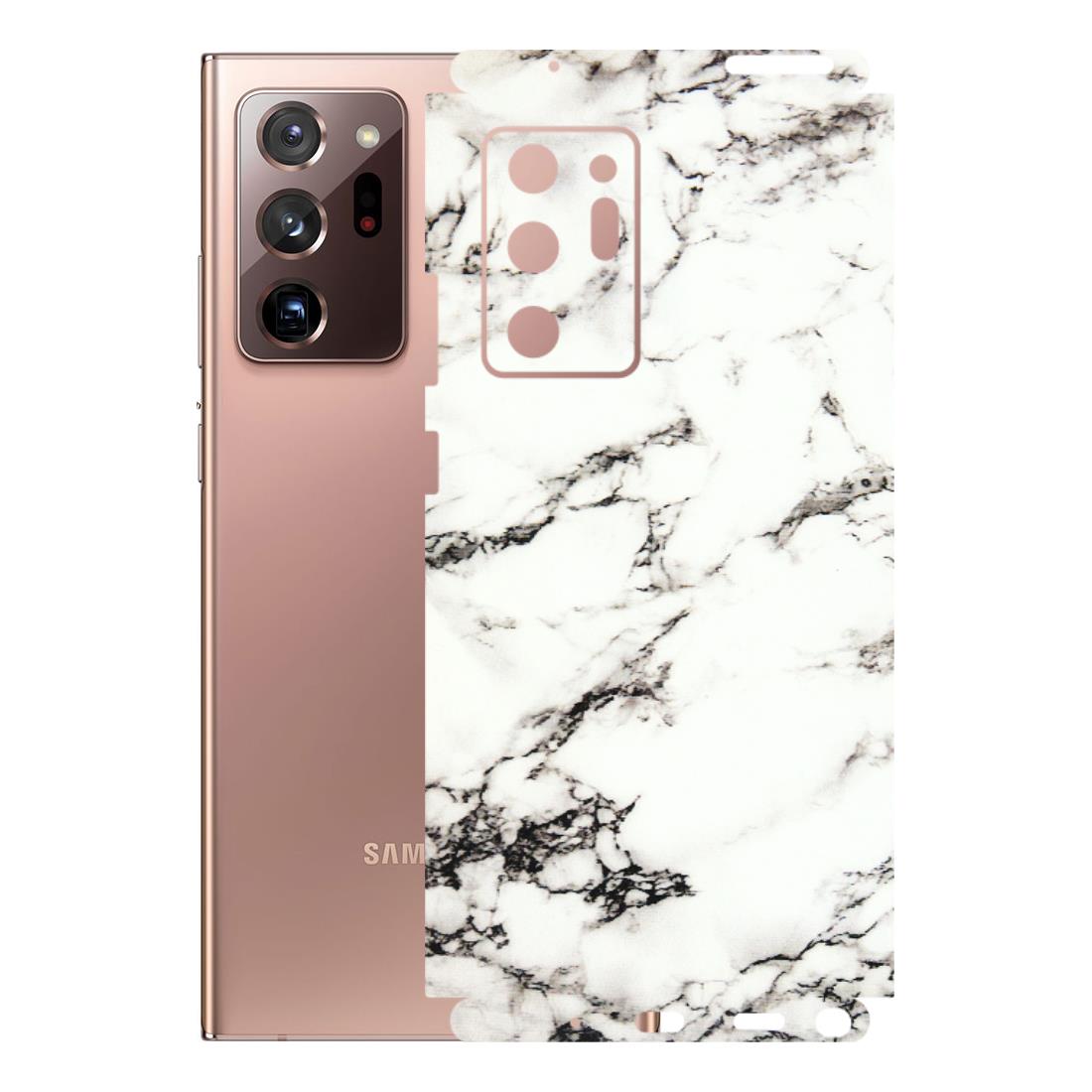 Samsung M/F/Note/Flip and C Phone Skins (All Models) - Black and White Marble Texture - 3D Embossed Finish (L-124) Samsung Galaxy Note 20 Ultra