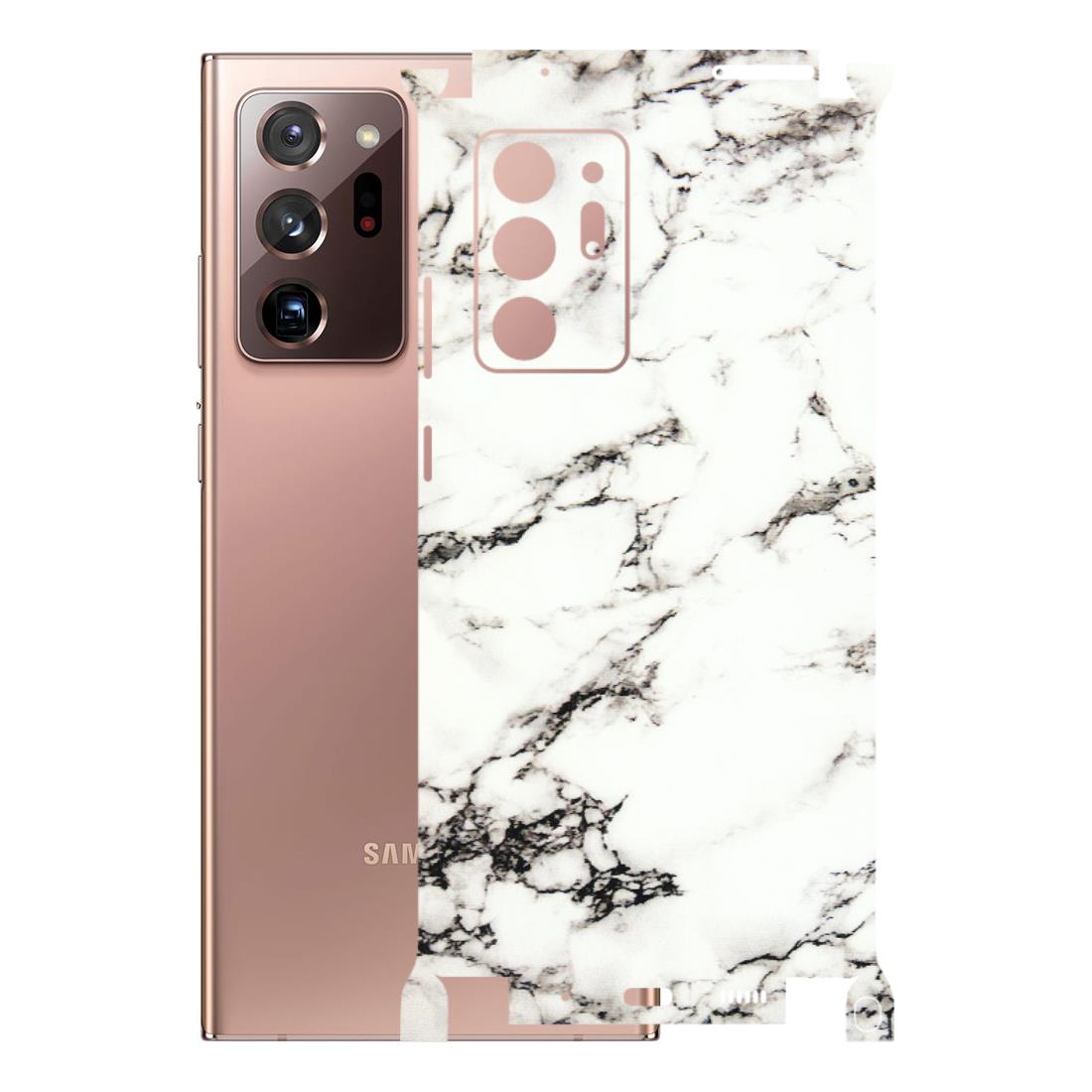 Samsung M/F/Note/Flip and C Phone Skins (All Models) - Black and White Marble Texture - 3D Embossed Finish (L-124) Samsung Galaxy Note 20 Ultra