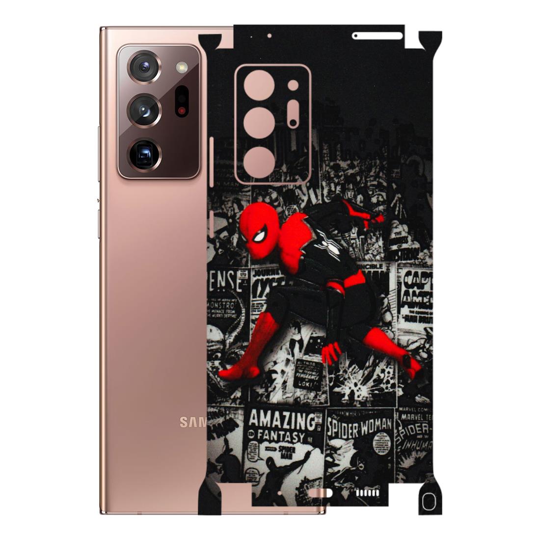 Samsung M/F/Note/Flip and C Phone Skins (All Models) - SpiderMan New - 3D Embossed Finish (L-162) Samsung Galaxy Note 20 Ultra