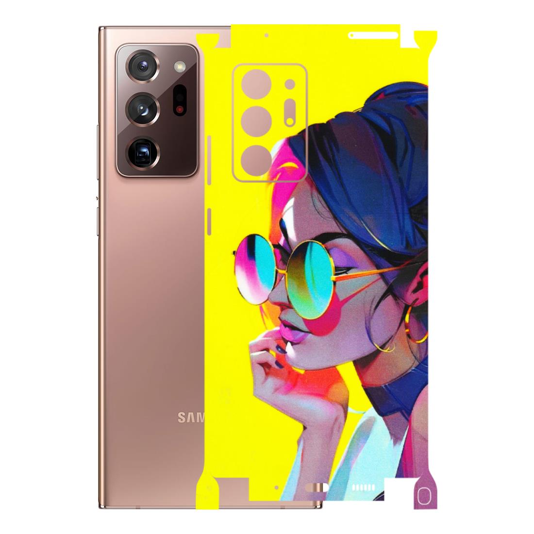 Samsung M/F/Note/Flip and C Phone Skins (All Models) - Bold Stylish Girl - 3D Embossed Finish (L-222) Samsung Galaxy Note 20 Ultra