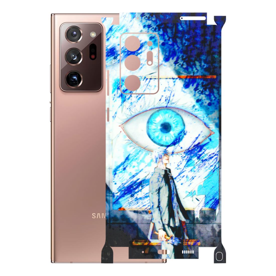 Samsung M/F/Note/Flip and C Phone Skins (All Models) - Anime Sea Blue Eye - 3D Embossed Finish (L-318) Samsung Galaxy Note 20 Ultra