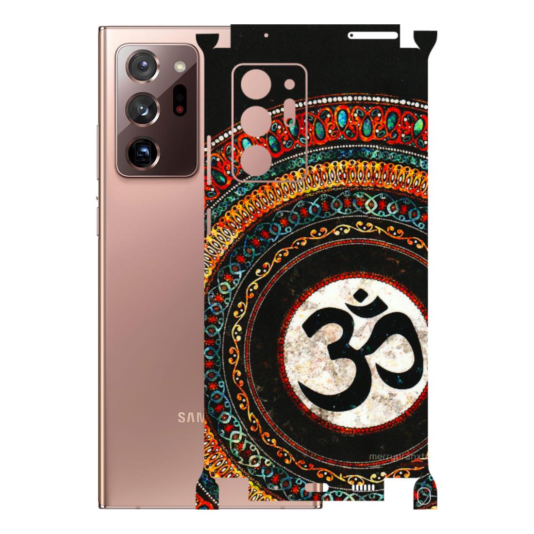 Samsung M/F/Note/Flip and C Phone Skins (All Models) - Aum Chant Abstract - 3D Embossed Finish (L-42) Samsung Galaxy Note 20 Ultra