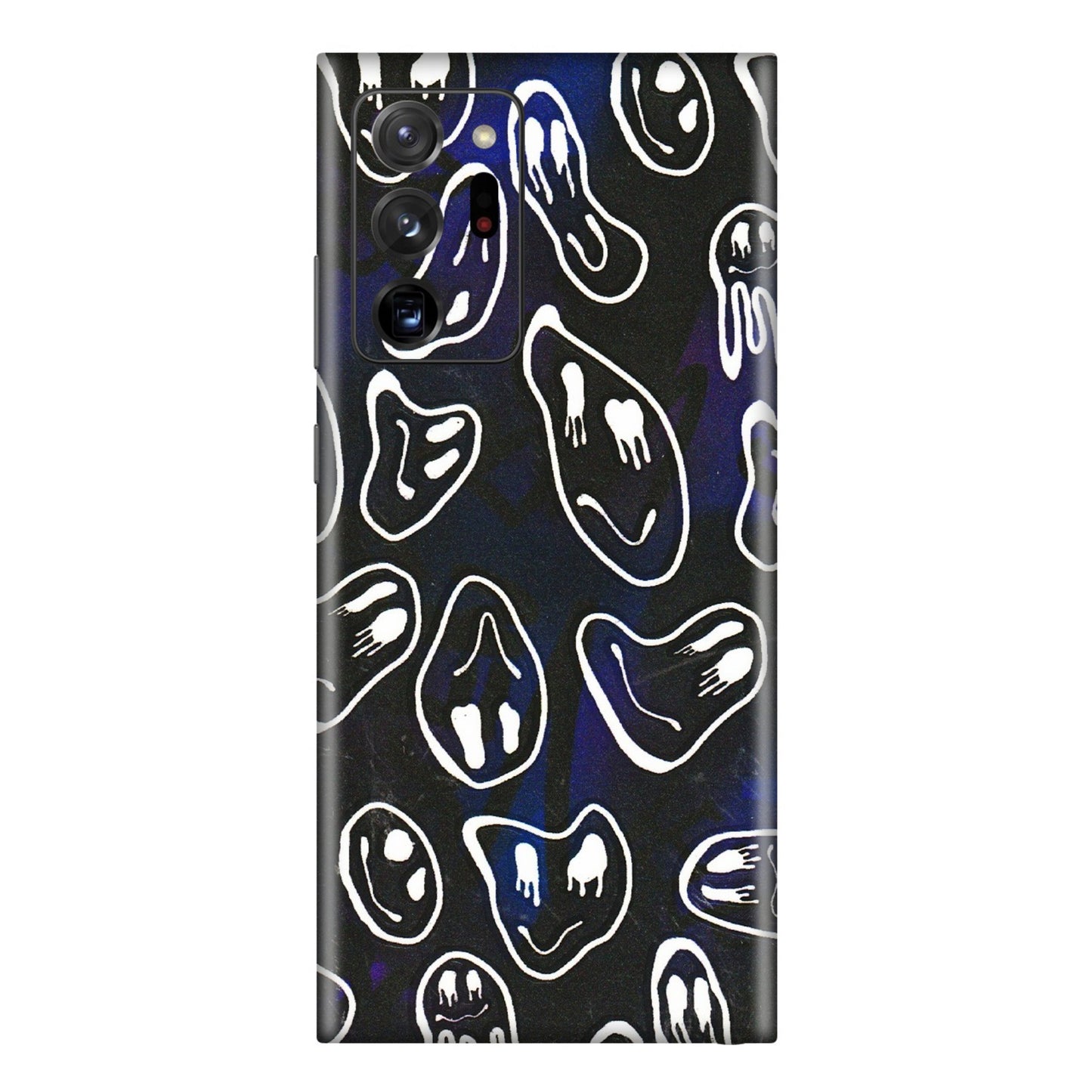 Samsung M/F/Note/Flip and C Phone Skins (All Models) - Distorted Smileys - 3D Embossed Finish (L-92) Samsung Galaxy Note 20 Ultra