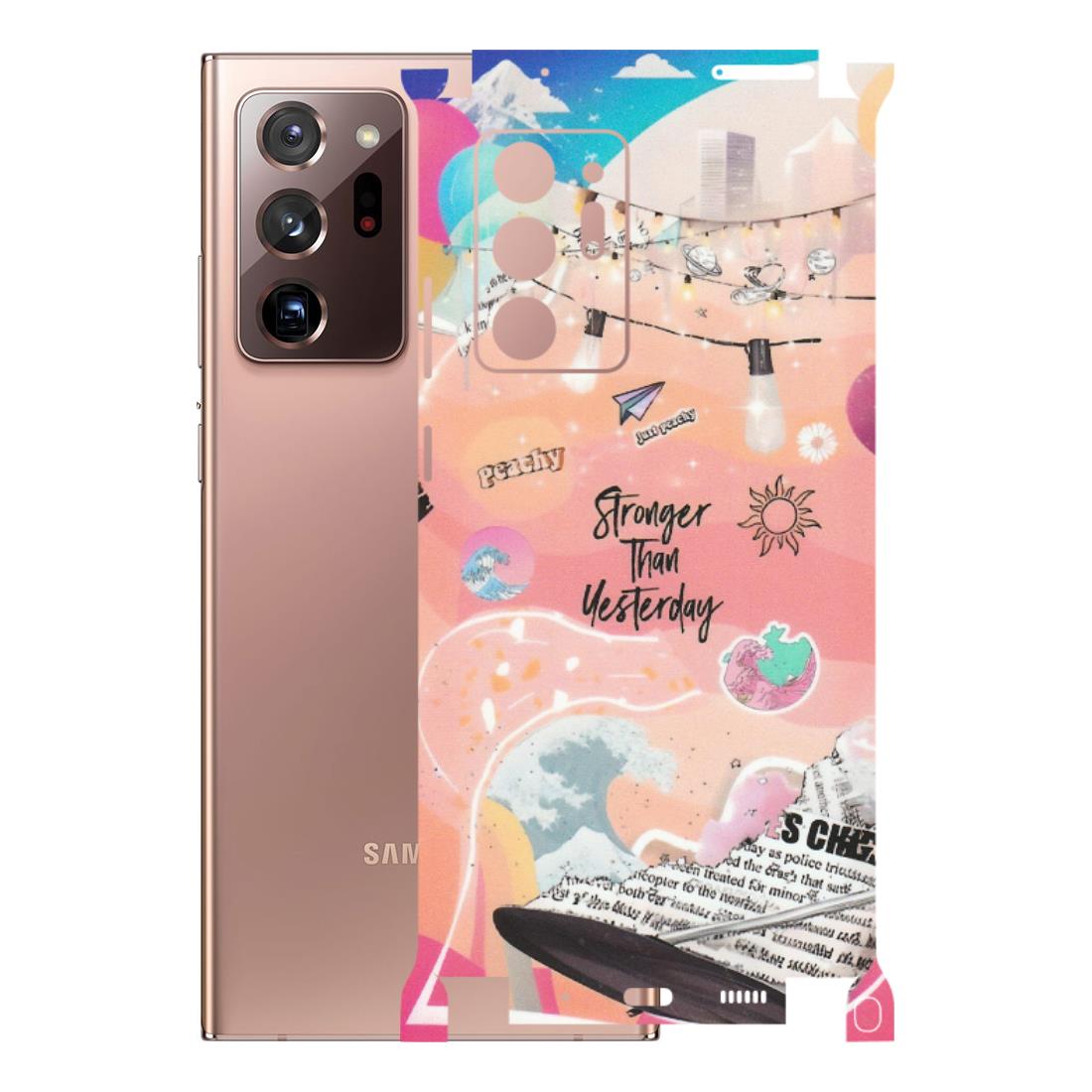 Samsung M/F/Note/Flip and C Phone Skins (All Models) - Stronger Then Yesterday - Matte Finish (M-128) Samsung Galaxy Note 20 Ultra