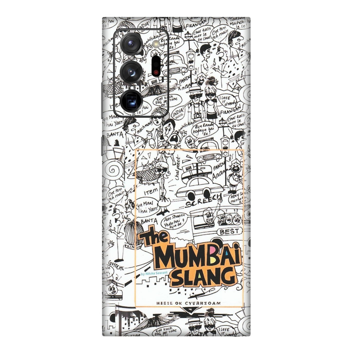 Samsung M/F/Note/Flip and C Phone Skins (All Models) - The Mumbai Slang - Matte Finish (M-142) Samsung Galaxy Note 20 Ultra