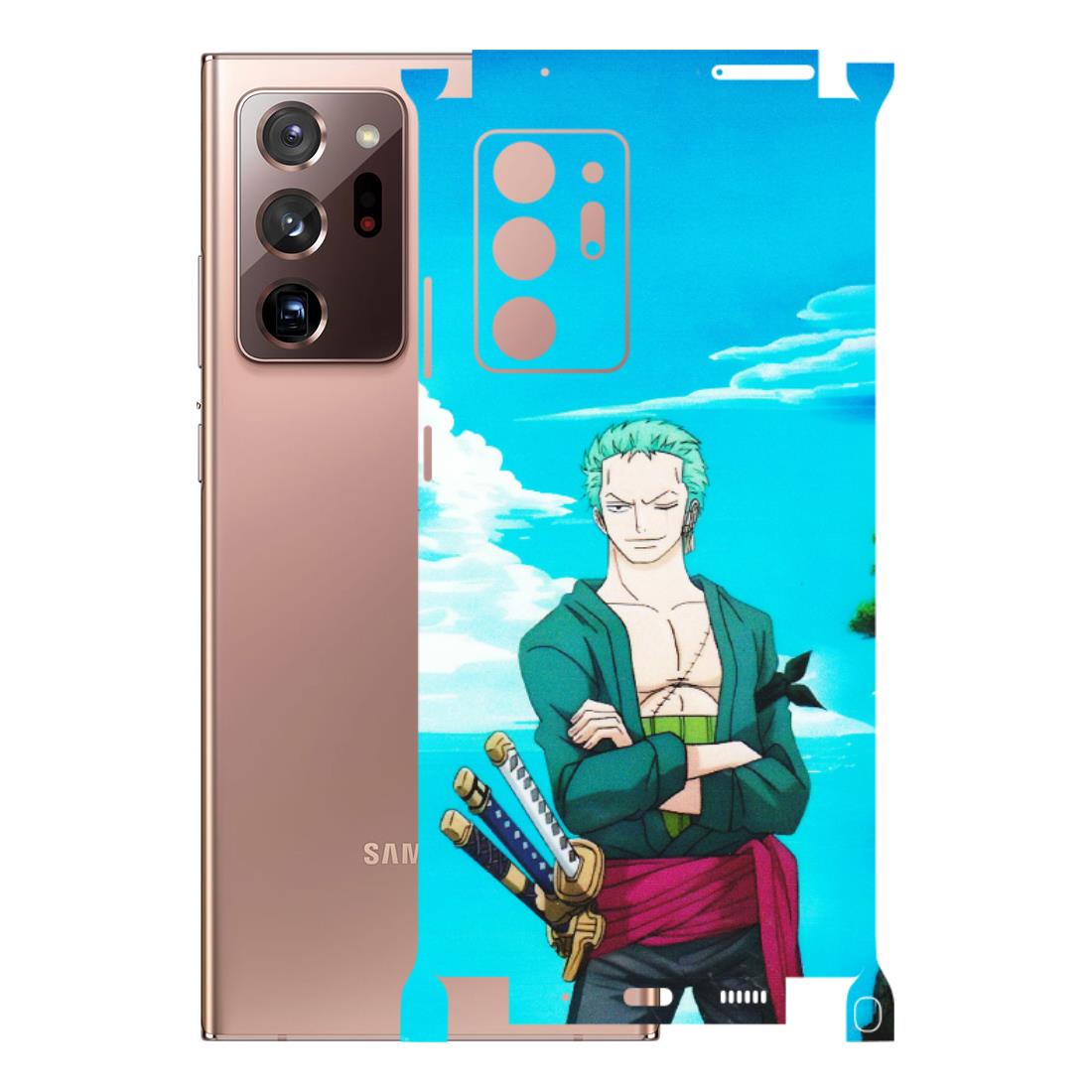 Samsung M/F/Note/Flip and C Phone Skins (All Models) - Cool Swordman Zoro Anime - Matte Finish (M-143) Samsung Galaxy Note 20 Ultra