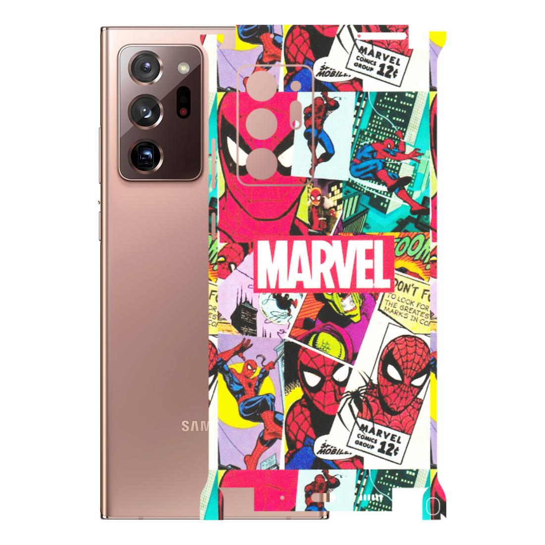 Samsung M/F/Note/Flip and C Phone Skins (All Models) - Marvel Comic Spiderman Grafitti - Matte Finish (M-72) Samsung Galaxy Note 20 Ultra