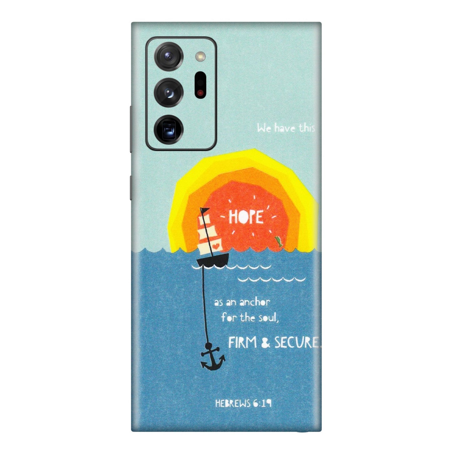 Samsung M/F/Note/Flip and C Phone Skins (All Models) - A Beautiful Sunset of Hope - Matte Finish (M-75) Samsung Galaxy Note 20 Ultra