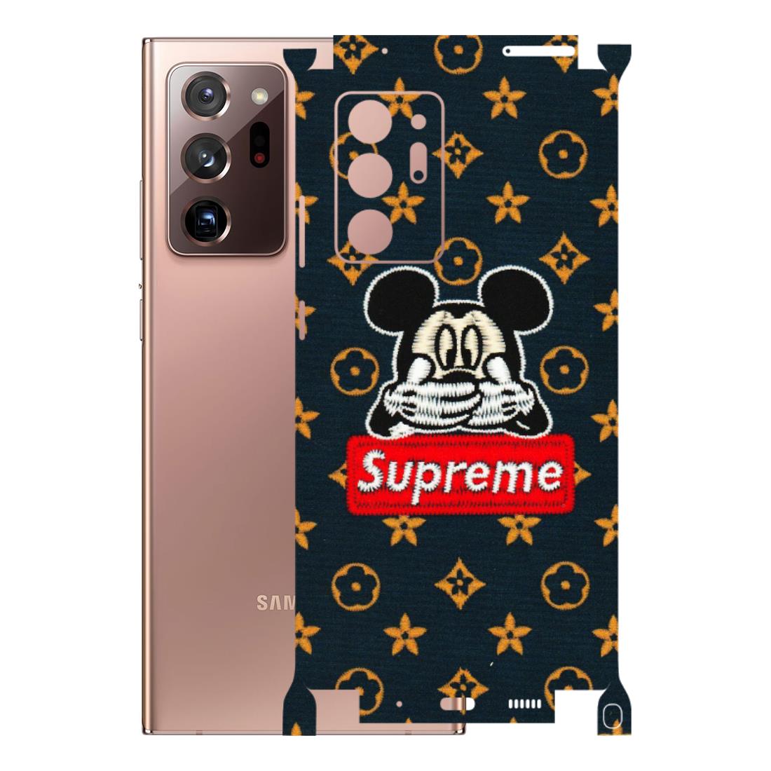 Samsung M/F/Note/Flip and C Phone Skins (All Models) - Mickey Supreme - Matte Finish (M-83) Samsung Galaxy Note 20 Ultra