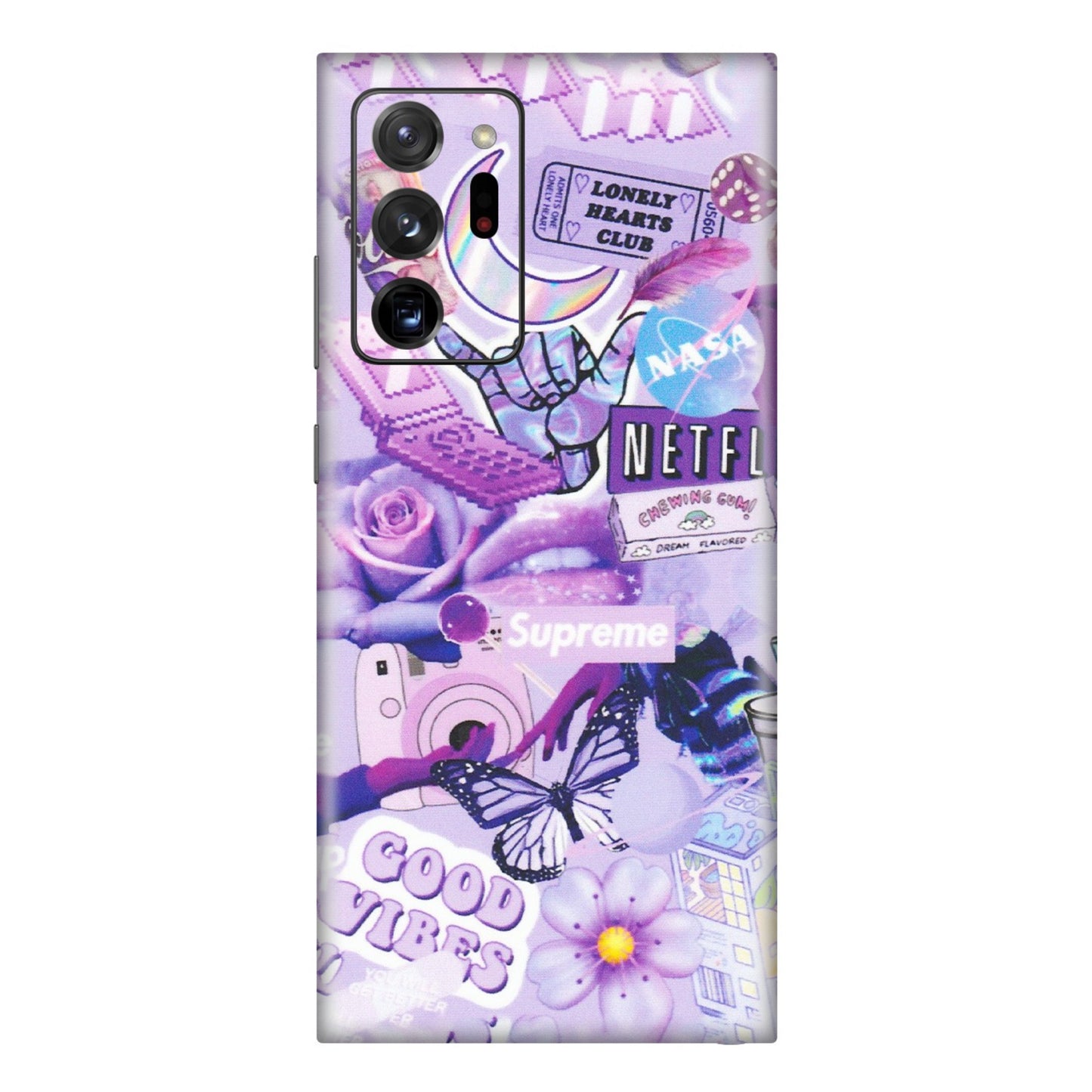 Samsung M/F/Note/Flip and C Phone Skins (All Models) - Supreme Purple Magic - Matte Finish (M-88) Samsung Galaxy Note 20 Ultra