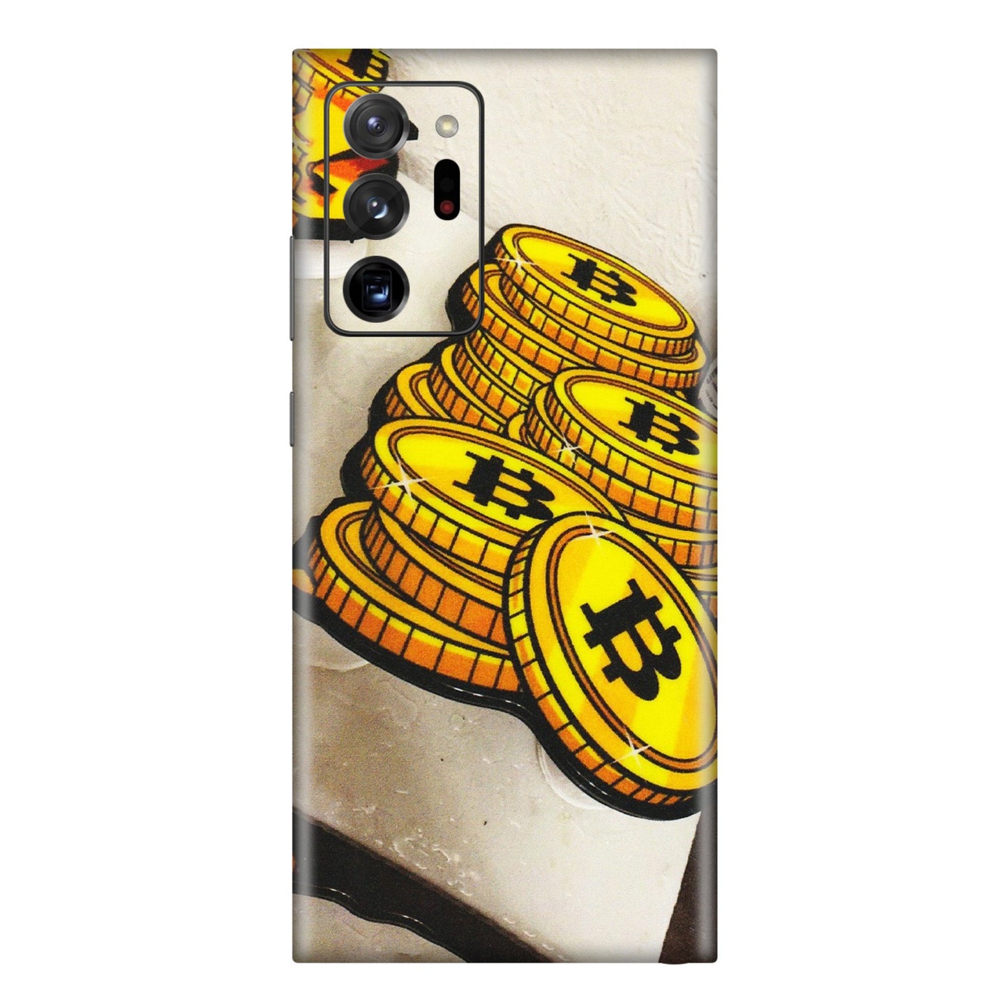 Samsung M/F/Note/Flip and C Phone Skins (All Models) - Billionaire Bitcoin Collection - Matte Finish (M-92) Samsung Galaxy Note 20 Ultra