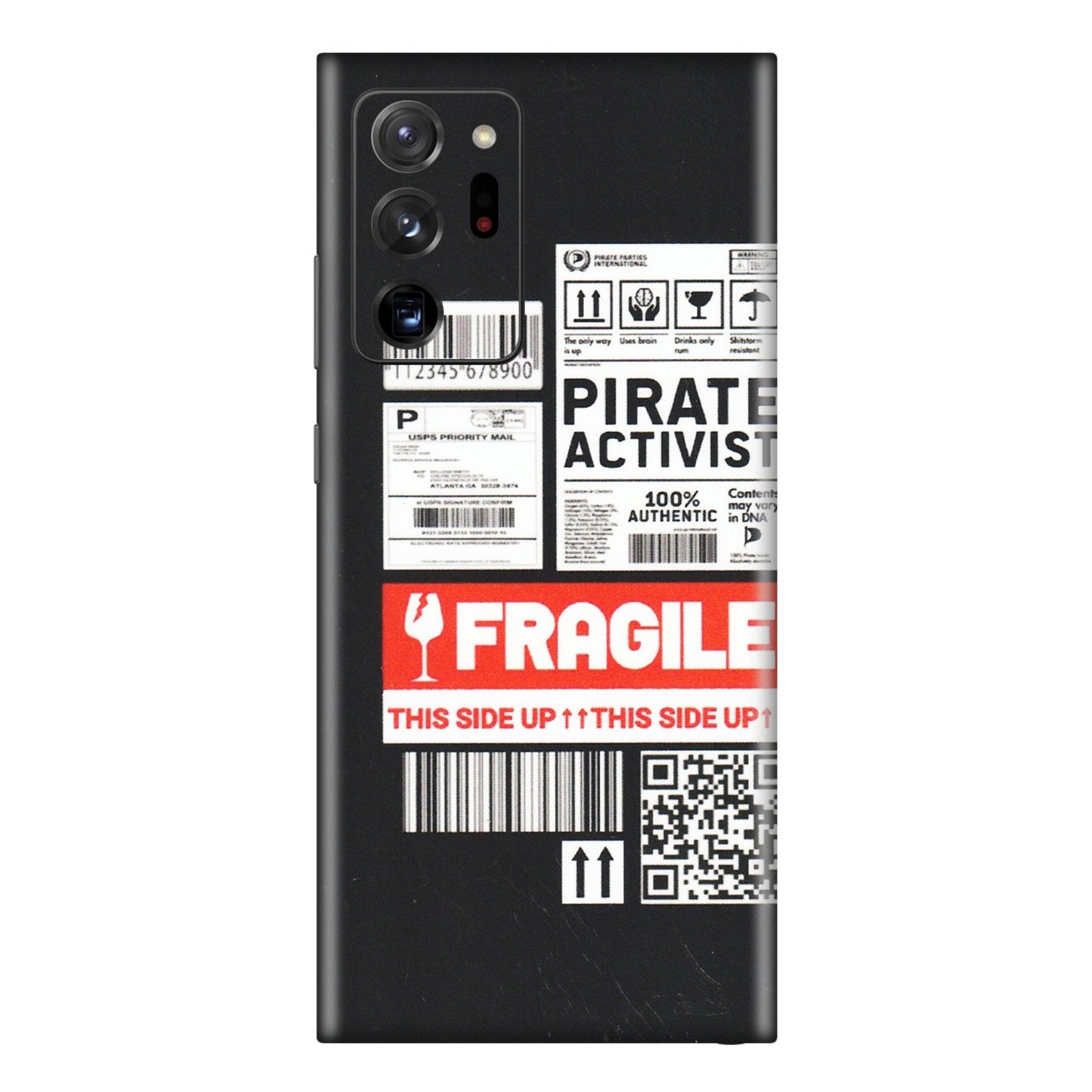 Samsung M/F/Note/Flip and C Phone Skins (All Models) - Handle With Care - Matte Finish (M-99) Samsung Galaxy Note 20 Ultra