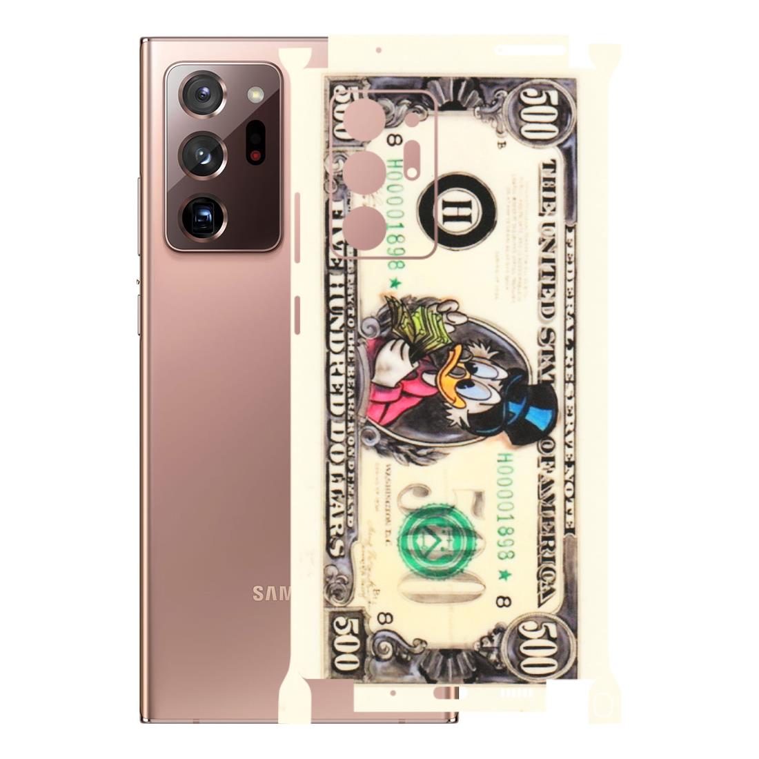 Samsung M/F/Note/Flip and C Phone Skins (All Models) - Five Hundred Dollar Duck - Transparent Finish (T-15) Samsung Galaxy Note 20 Ultra