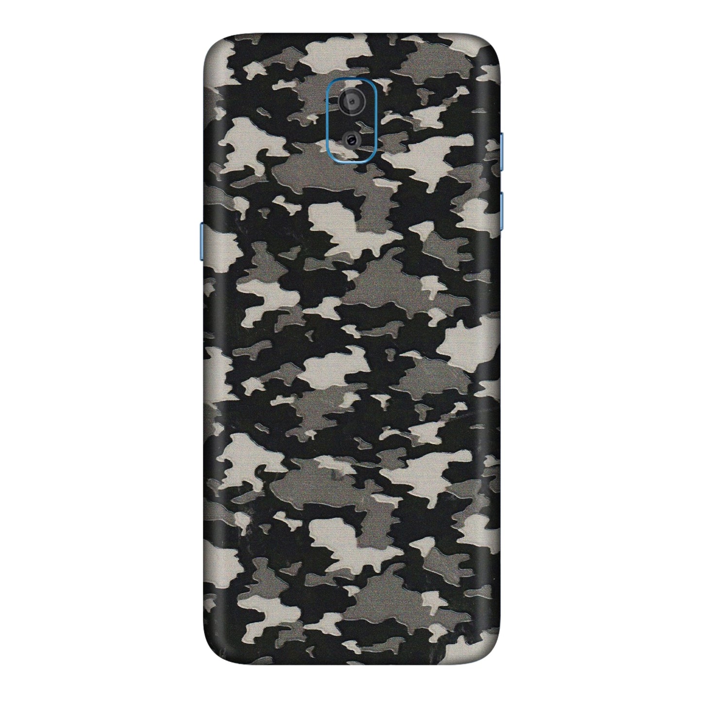 Samsung M/F/Note/Flip and C Phone Skins (All Models) - Black/Grey Camoflaunge - 3D Embossed Finish (L-142) Samsung Galaxy On 8