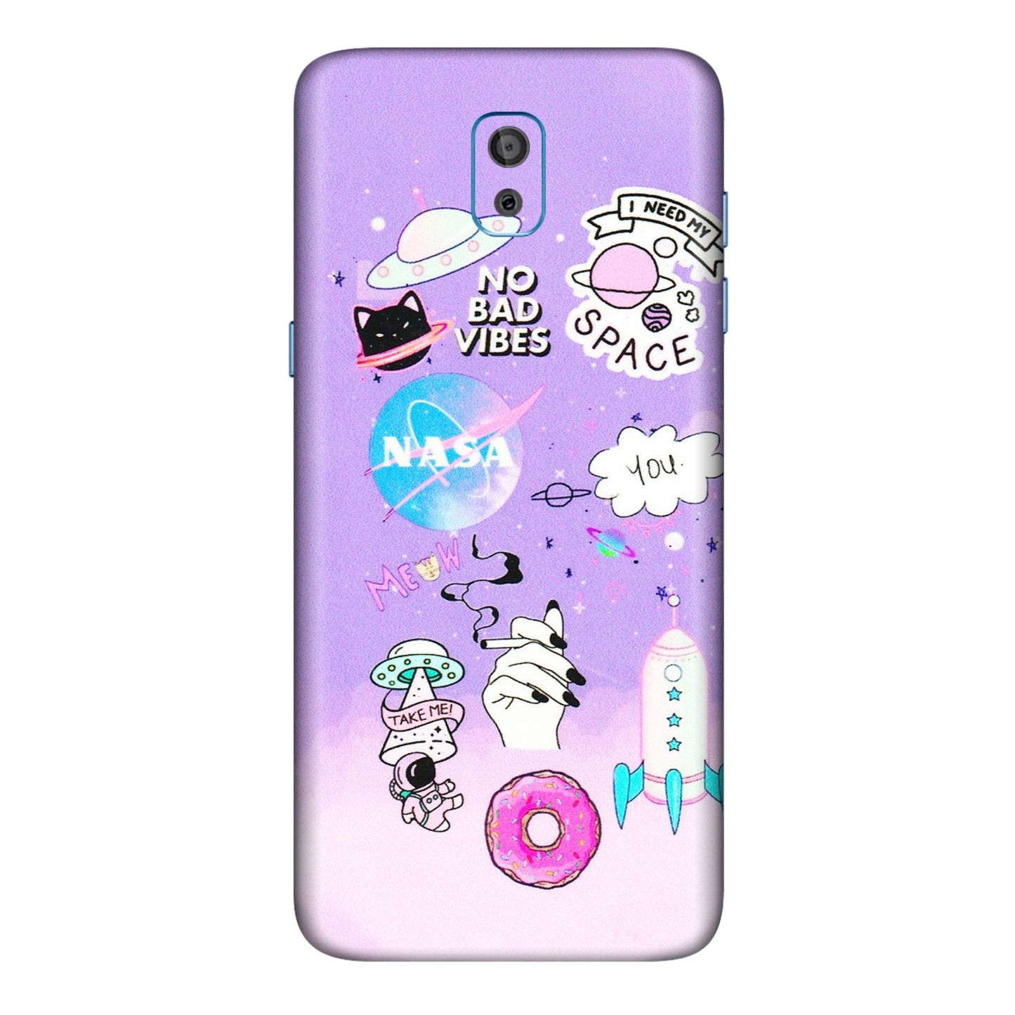 Samsung M/F/Note/Flip and C Phone Skins (All Models) - I Need My Nasa Skin - 3D Embossed Finish (L-149) Samsung Galaxy On 8