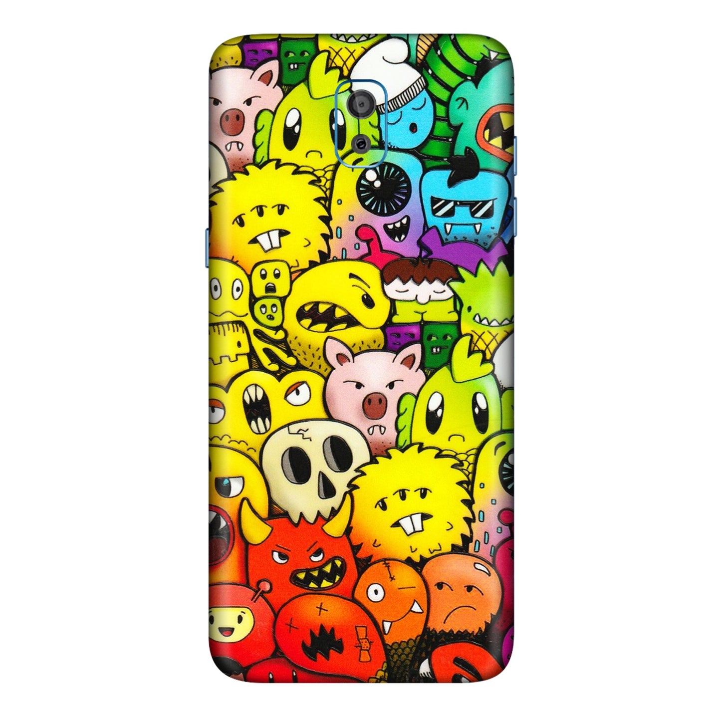 Samsung M/F/Note/Flip and C Phone Skins (All Models) - Angry Funkies - 3D Embossed Finish (L-169) Samsung Galaxy On 8