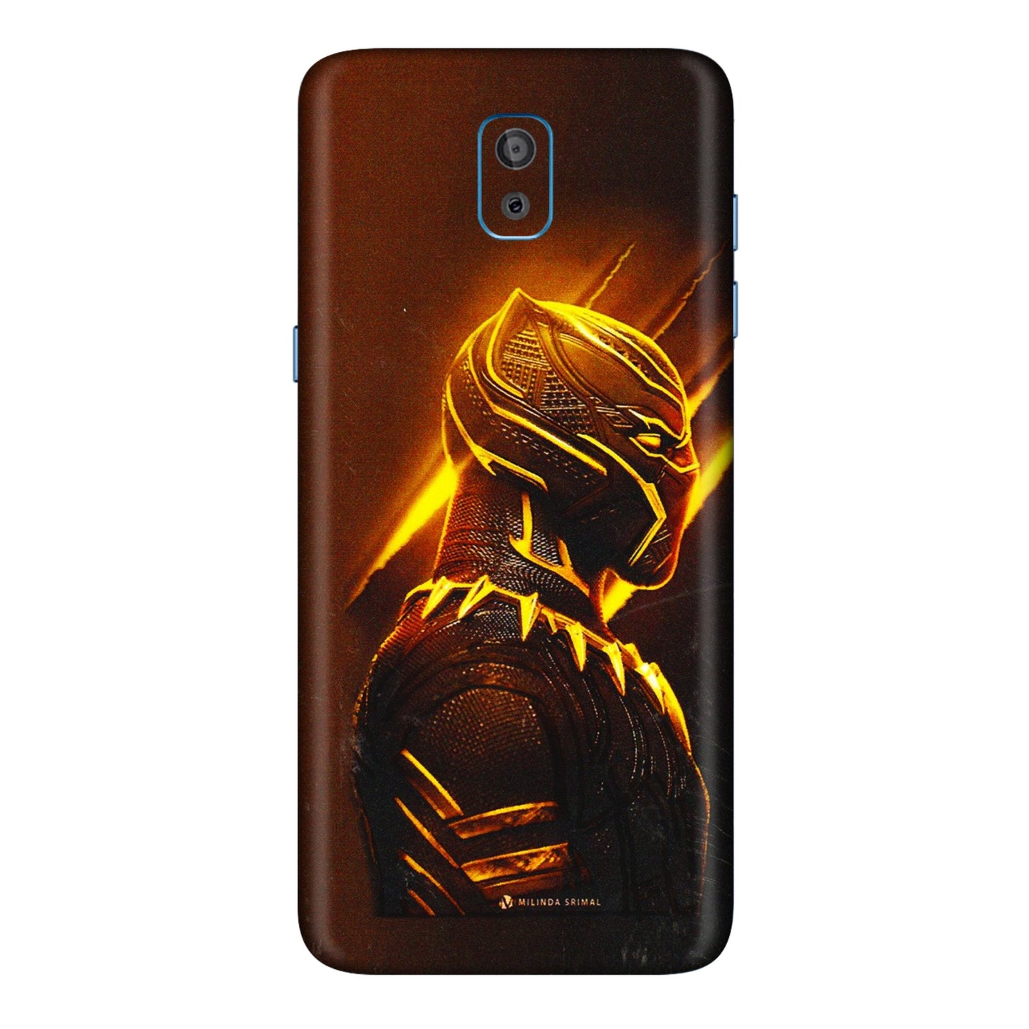 Samsung M/F/Note/Flip and C Phone Skins (All Models) - Gold Black Panther - 3D Embossed Finish (L-181) Samsung Galaxy On 8