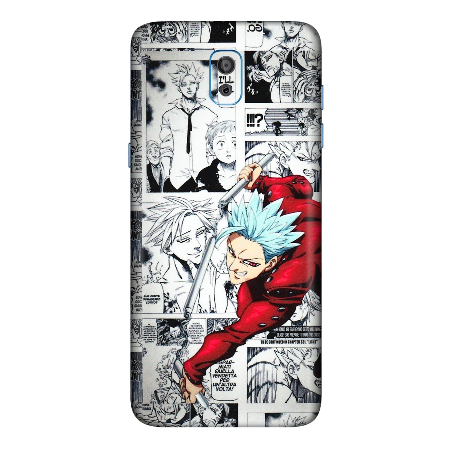Samsung M/F/Note/Flip and C Phone Skins (All Models) - Anime Comic - 3D Embossed Finish (L-192) Samsung Galaxy On 8
