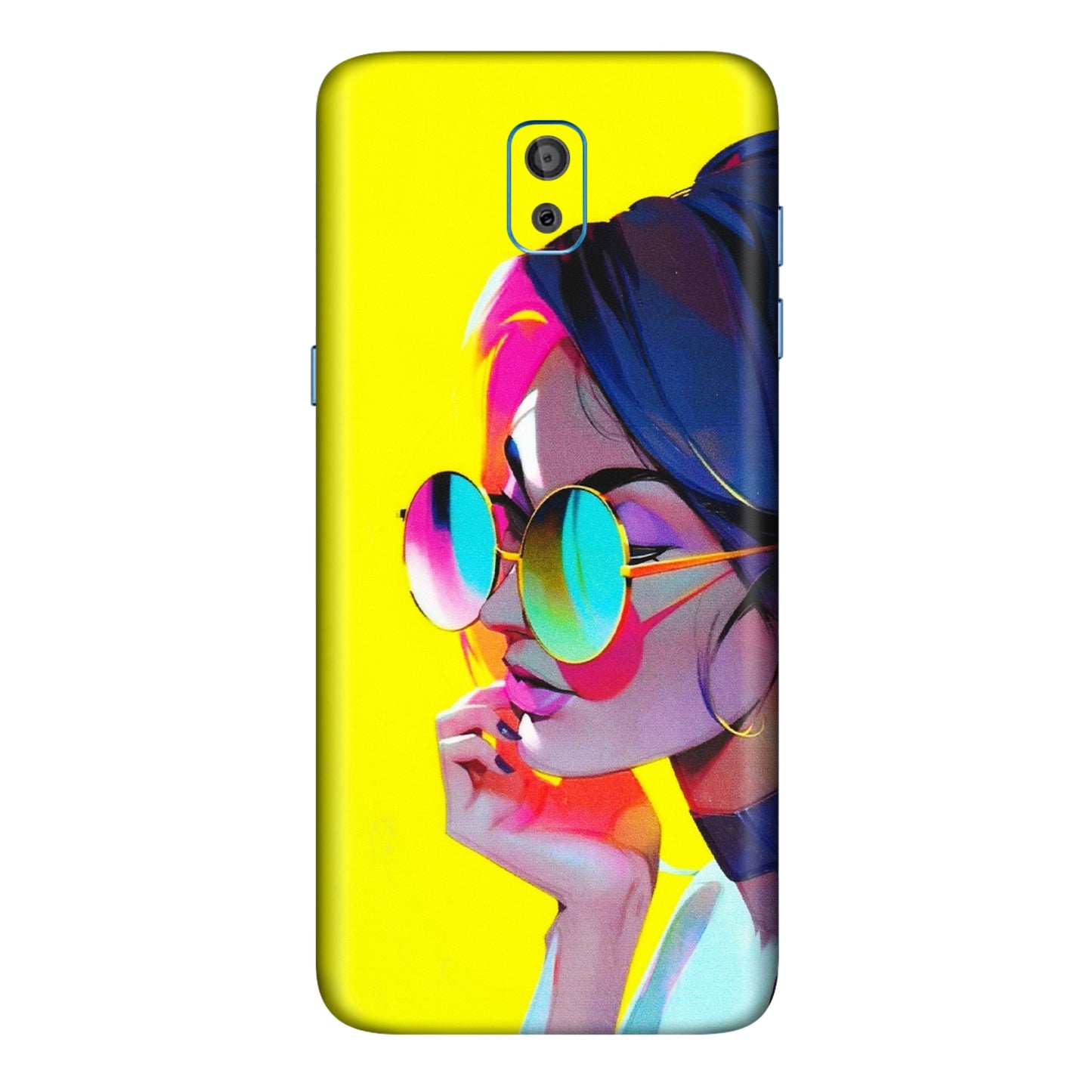 Samsung M/F/Note/Flip and C Phone Skins (All Models) - Bold Stylish Girl - 3D Embossed Finish (L-222) Samsung Galaxy On 8