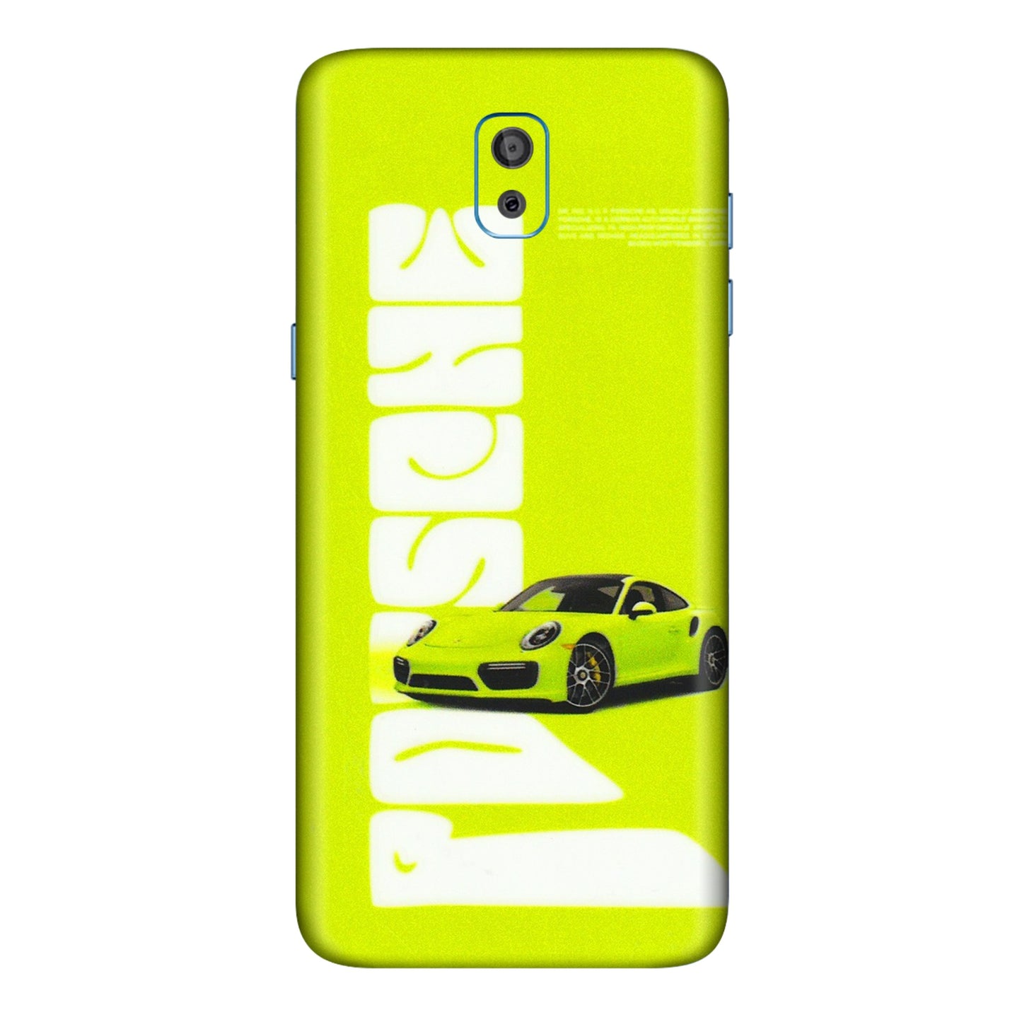 Samsung M/F/Note/Flip and C Phone Skins (All Models) - Lime Green Porche - 3D Embossed Finish (L-30) Samsung Galaxy On 8