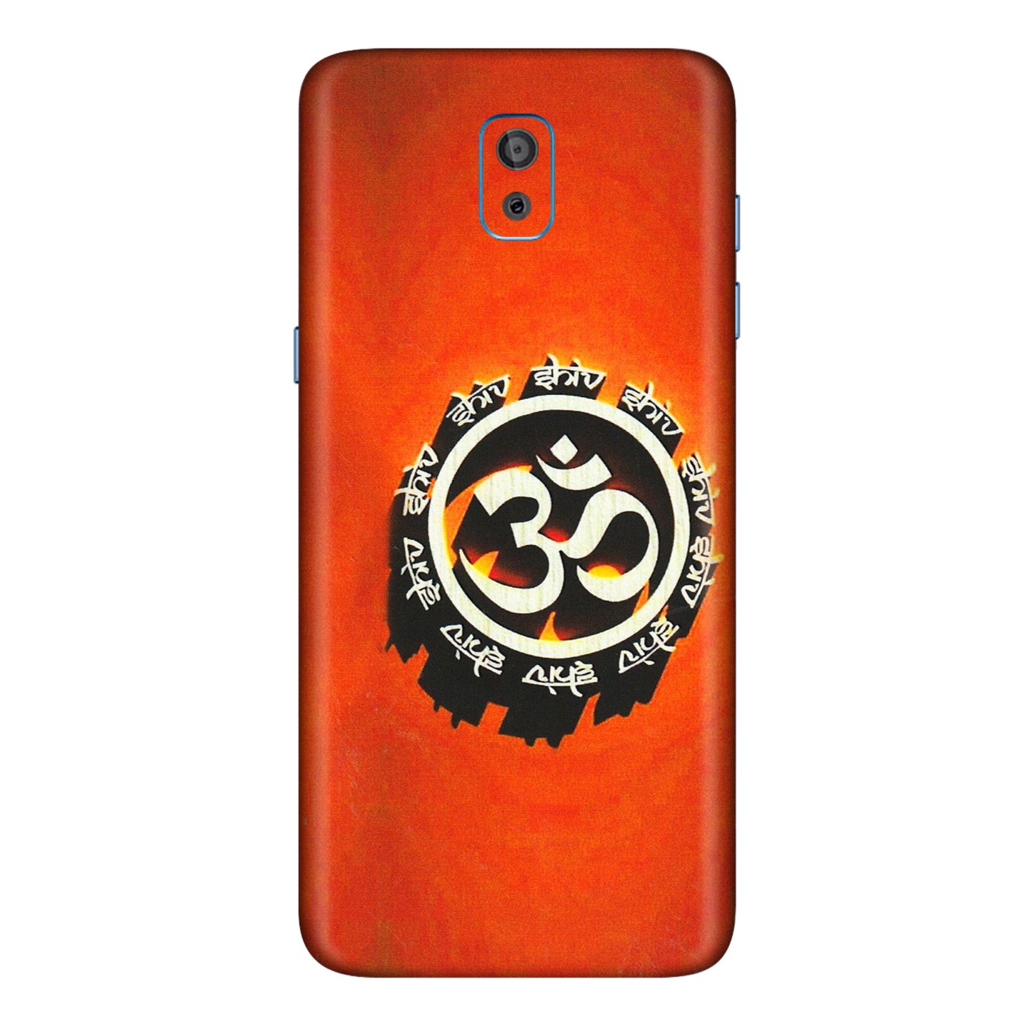Samsung M/F/Note/Flip and C Phone Skins (All Models) - Aum Shiv Orange - 3D Embossed Finish (L-32) Samsung Galaxy On 8
