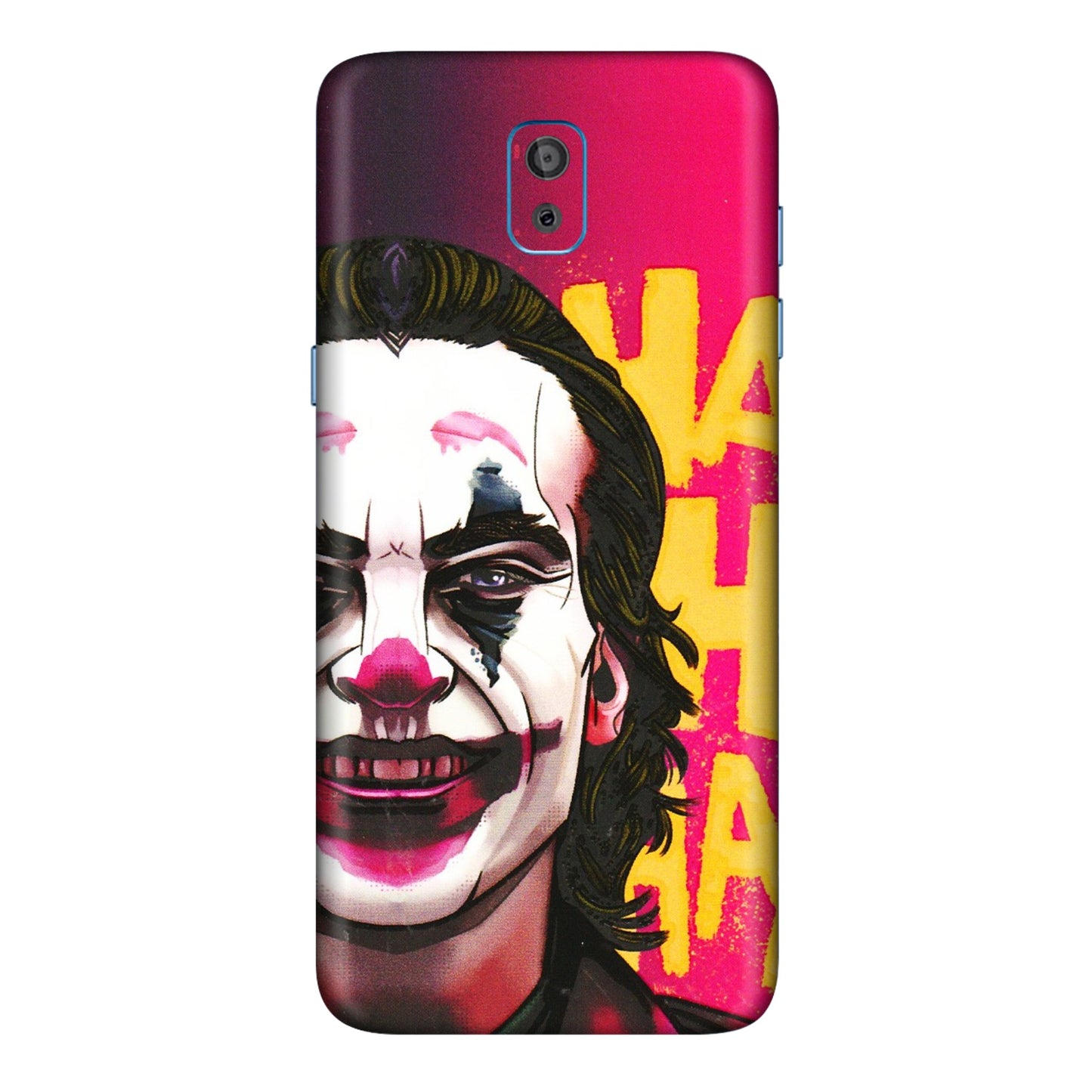 Samsung M/F/Note/Flip and C Phone Skins (All Models) - Joker Evil Laugh - 3D Embossed Finish (L-97) Samsung Galaxy On 8