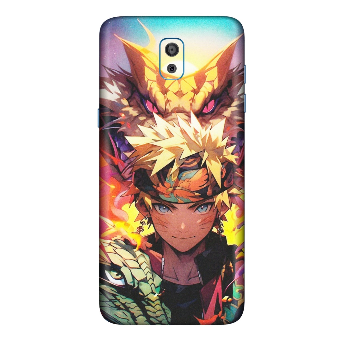 Samsung M/F/Note/Flip and C Phone Skins (All Models) - Angry Naruto Anime - Matte Finish (M-148) Samsung Galaxy On 8