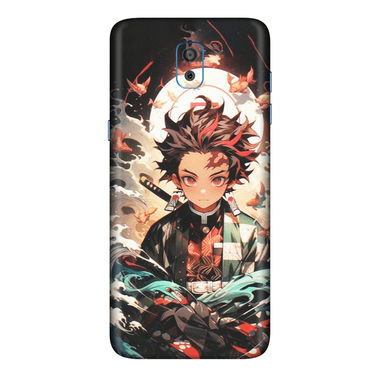 Samsung M/F/Note/Flip and C Phone Skins (All Models) - Tanjiro Demon Slayer Anime - Matte Finish (M-158) Samsung Galaxy On 8