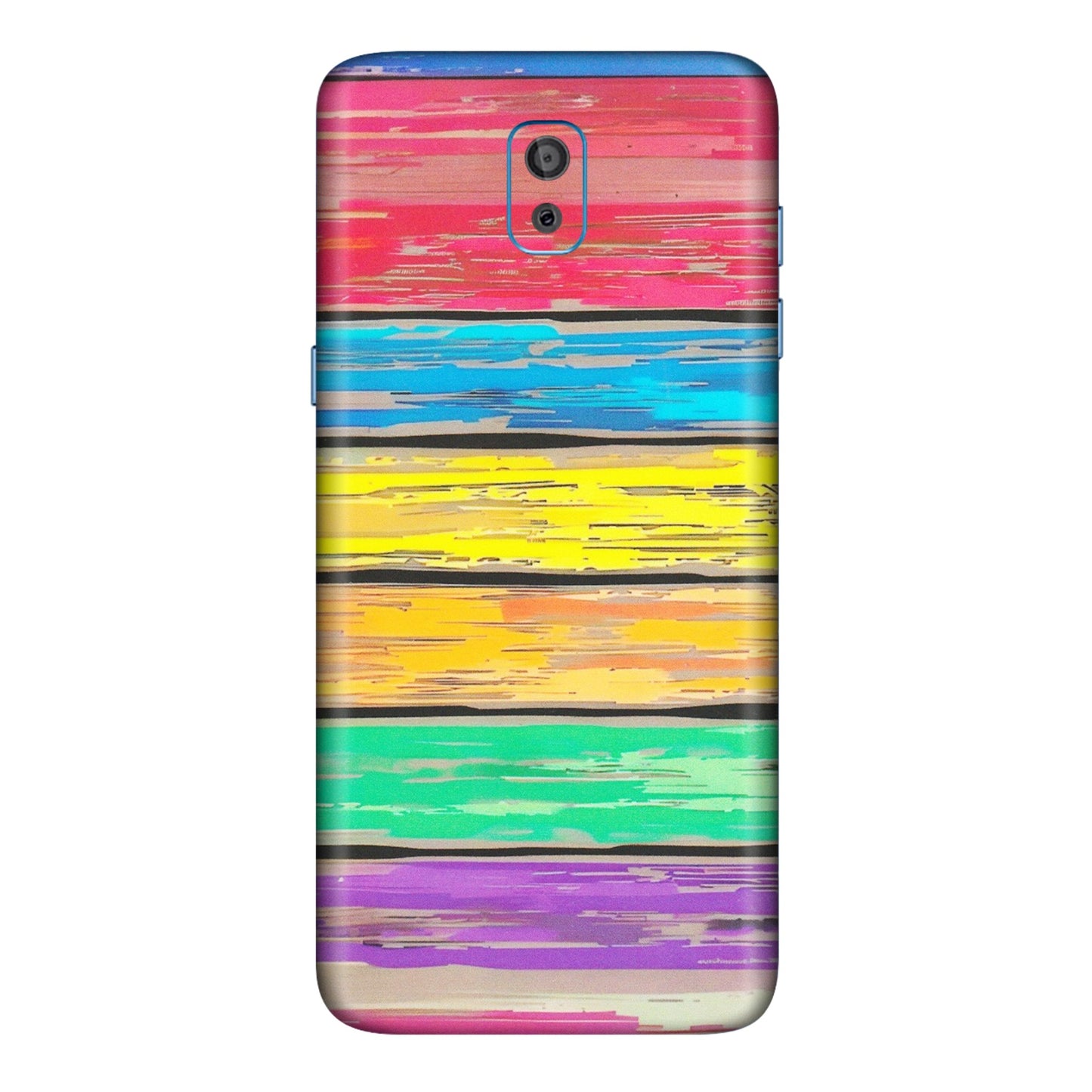 Samsung M/F/Note/Flip and C Phone Skins (All Models) - Multi Colour Wooden Wall - Matte Finish (M-96) Samsung Galaxy On 8