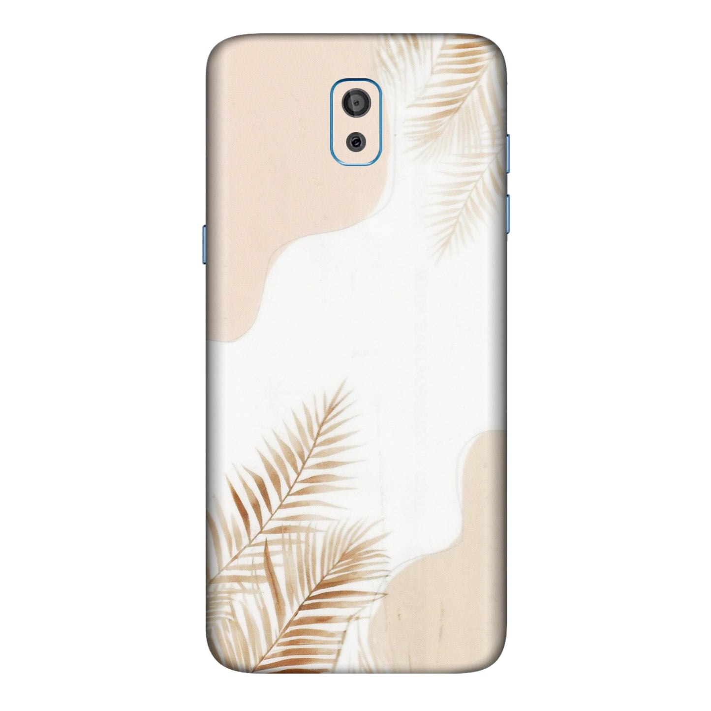 Samsung M/F/Note/Flip and C Phone Skins (All Models) - Gold Petals Abstract - Transparent Finish (T-08) Samsung Galaxy On 8