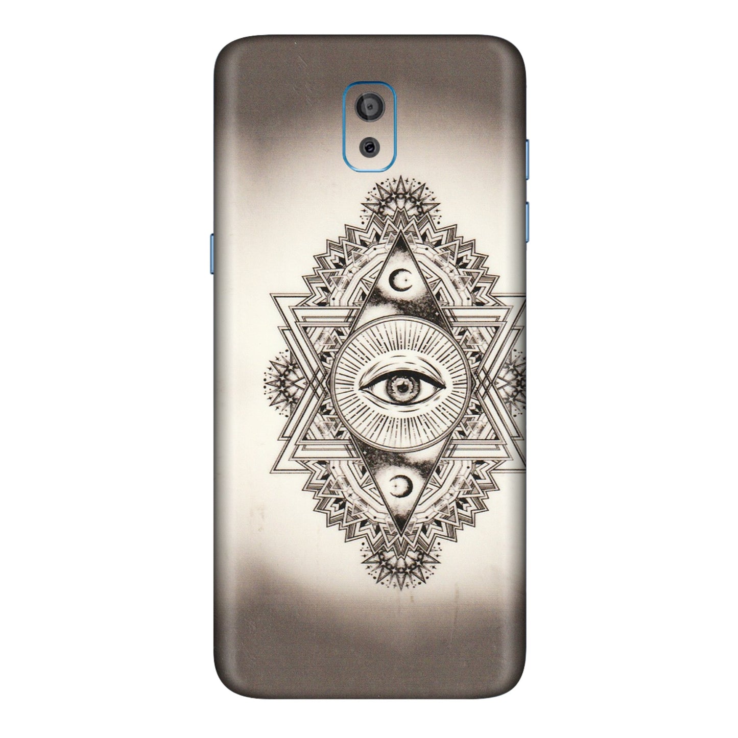 Samsung M/F/Note/Flip and C Phone Skins (All Models) - Illuminati Great Eye - Transparent Finish (T-14) Samsung Galaxy On 8